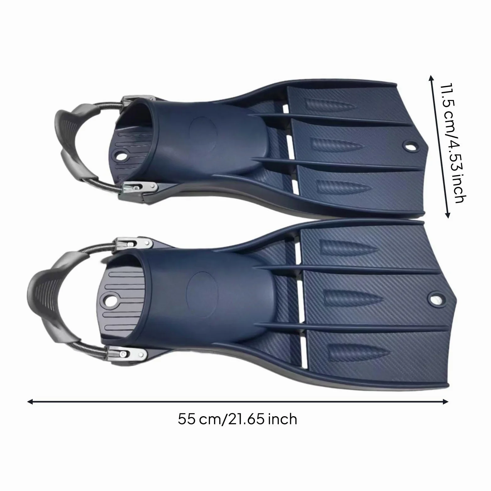 Aletas de Buceo para Actividades Acuáticas Flippers para Entrenamiento y Snorkel con Correa Elástica y Material TPE Propulsión Mejorada Adecuadas para