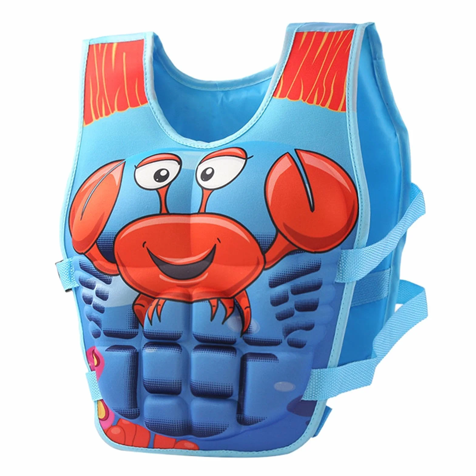 Chaleco de Natación Infantil - Bañador Infantil Anime Musculoso - Traje Flotante De Dibujos Animados | Playa Piscina Parque Acuático Rafting Surf Vela Clubes Zona Piscina Orilla del Lago