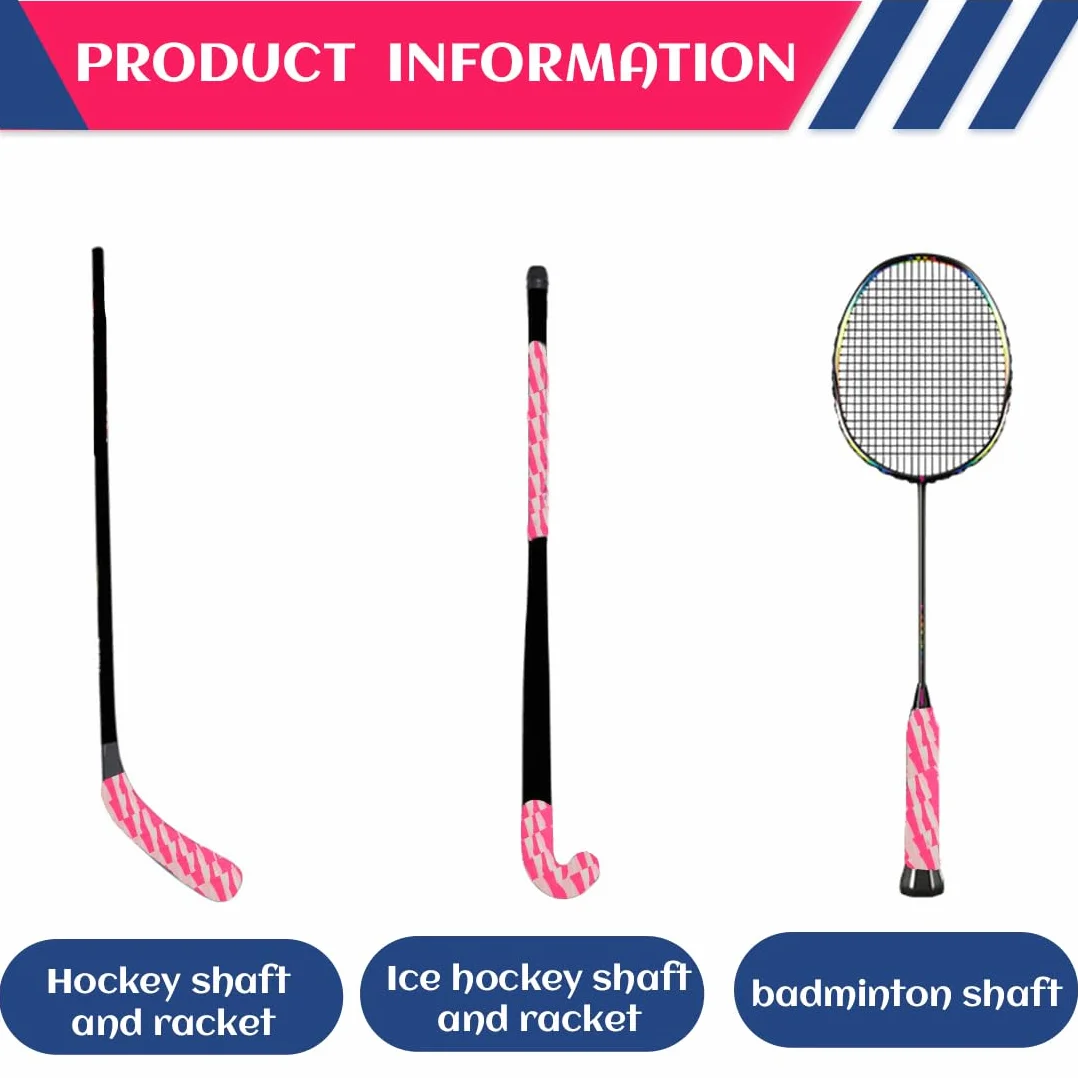 NHQ Cinta de Hockey,Cinta de Palo de Hockey,Cinta Adhesiva de Camuflaje para Raquetas de Tenis,Cinta Antideslizante y Autoadhesiva para Hockey Sobre Hierba,2,5 Cm*25 M