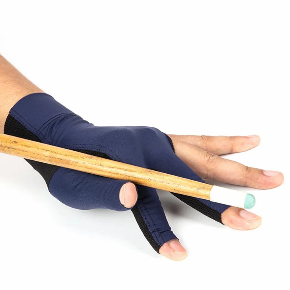 Guantes de billar, guantes de billar para la mano izquierda Guantes de billar para billar con 3 dedos, guantes de billar para billar izquierdos, antideslizantes y resistentes al desgaste,profesionales