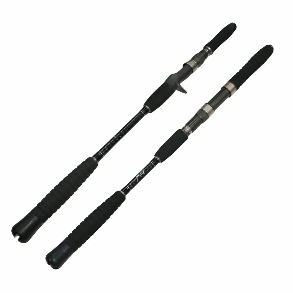 Caña de Pescar Jigging Lenta 1.8m 5kg Carbono 80-200g Barco Mar