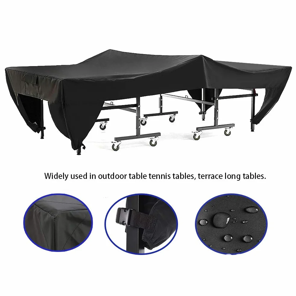 Cubierta de Mesa de Ping Pong Impermeable, Protectora de Polvo con Bolsa de Almacenamiento