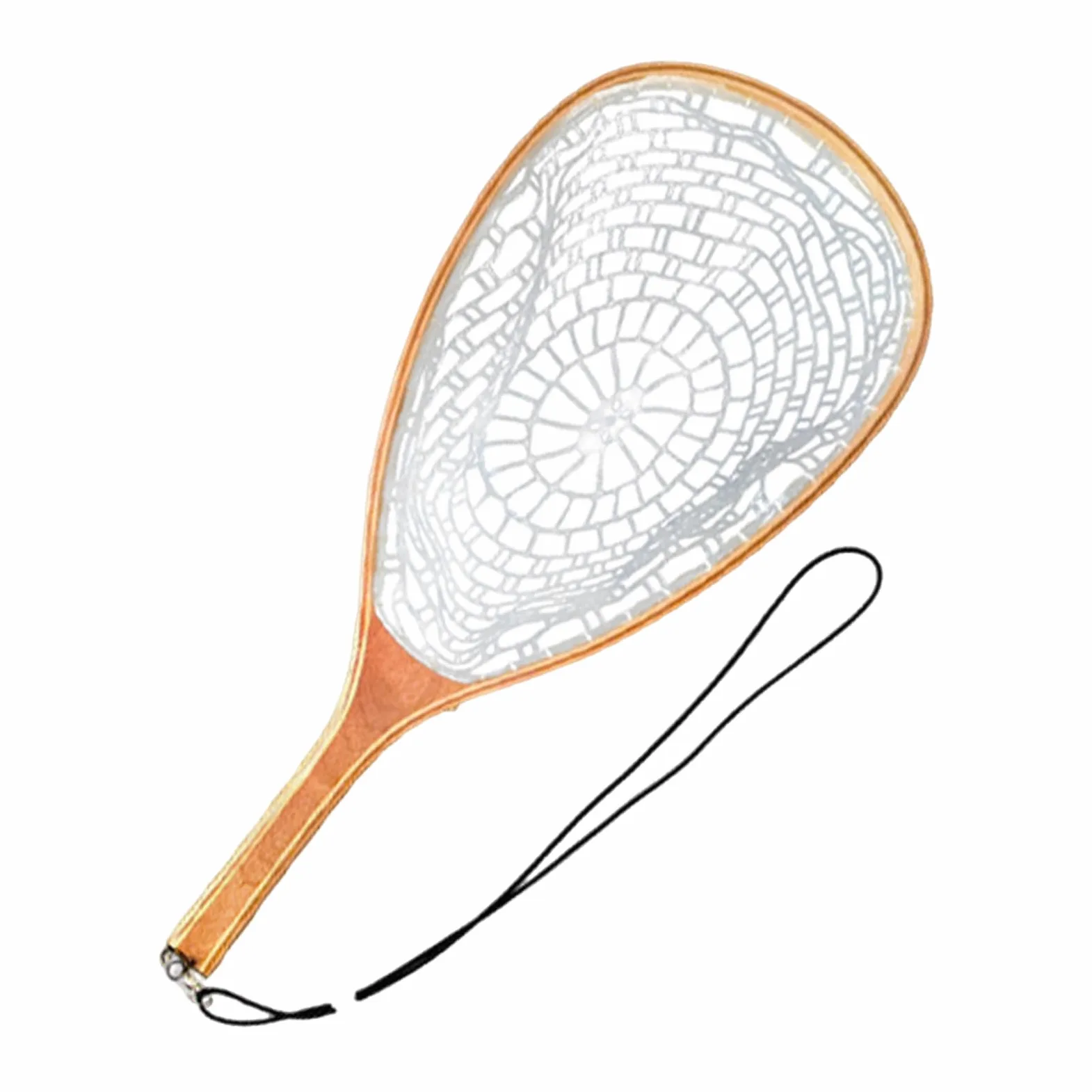 Mango de madera, red de pesca con mosca, herramienta de liberación para perca de agua salada, herramienta de liberación fácil de usar para perca de agua salada