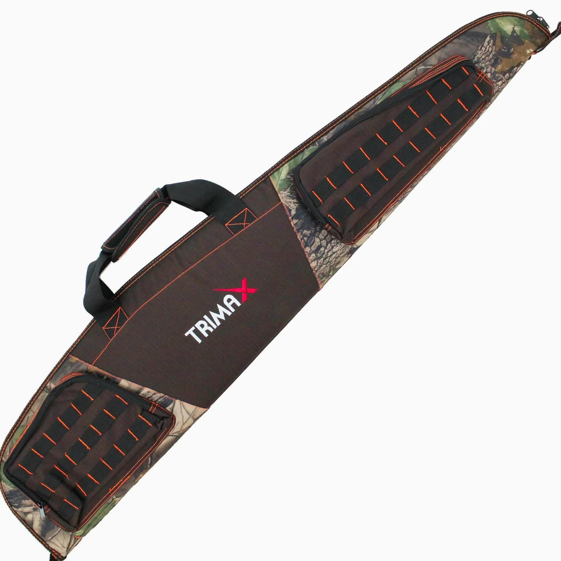 Trimax Funda JC108 Marrón para Carabina Rifle Escopeta Arma Larga 125 cm con Hueco Visor Acolchada