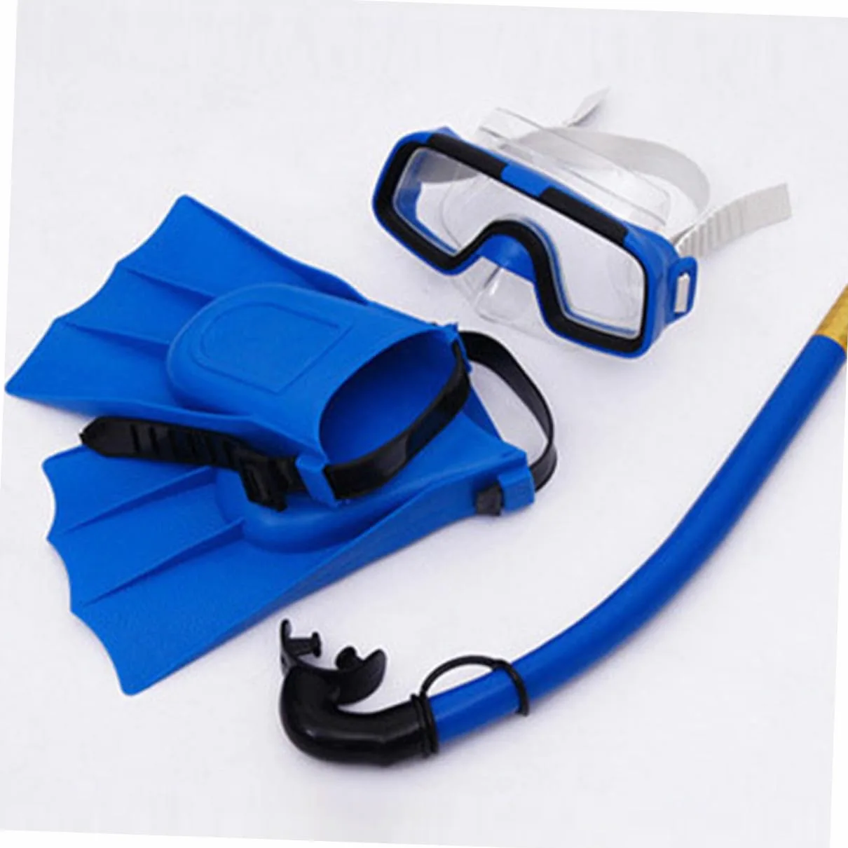 Healifty Gafas de Buceo Máscara de Snorkel para Equipo Compacto y Ligero Aletas Cortas para Nadar Snorkel para Principiantes
