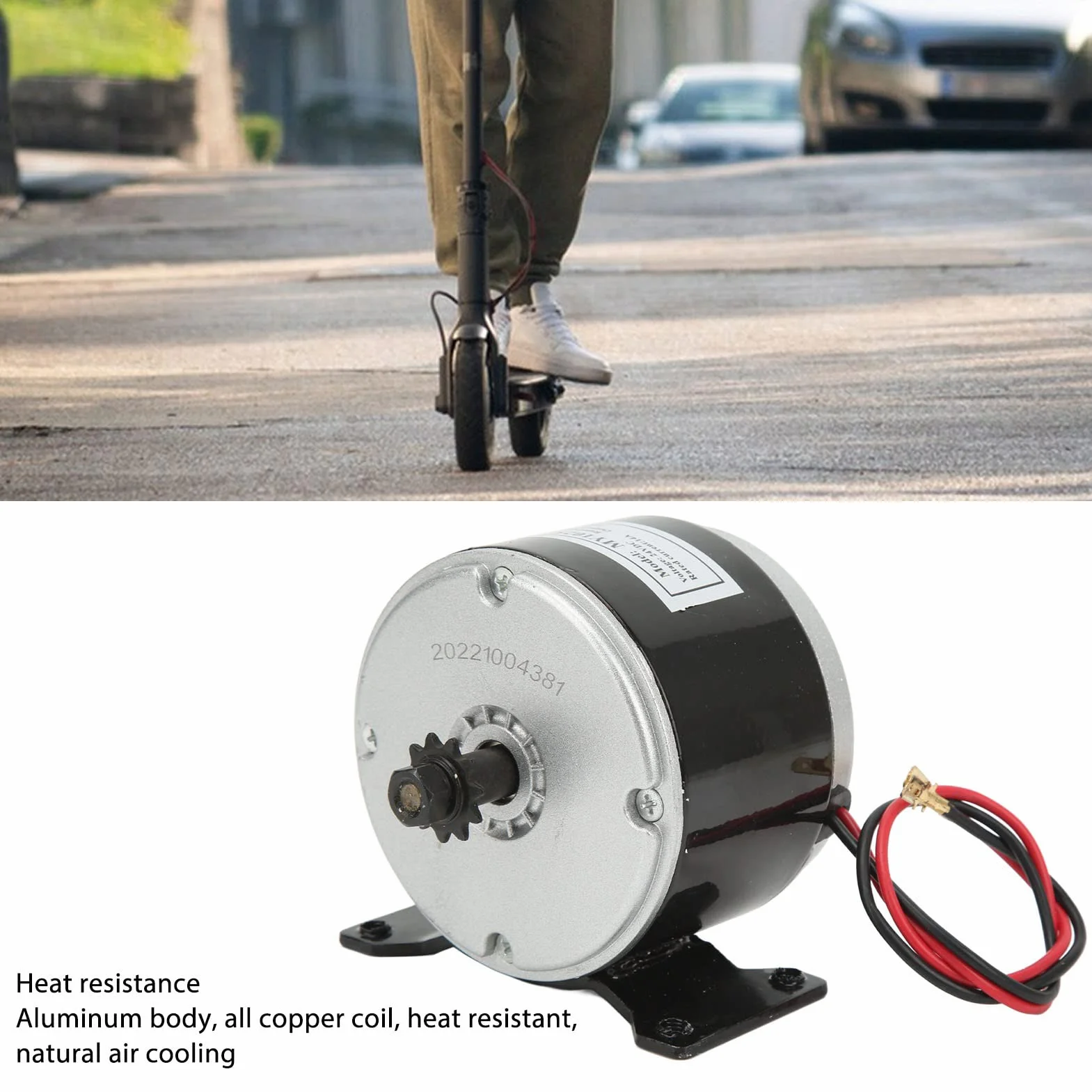 Motor Cepillado 24V 250W, Motor de Alta Velocidad 2750RPM para Triciclo Eléctrico de de la Bicicleta Eléctrica