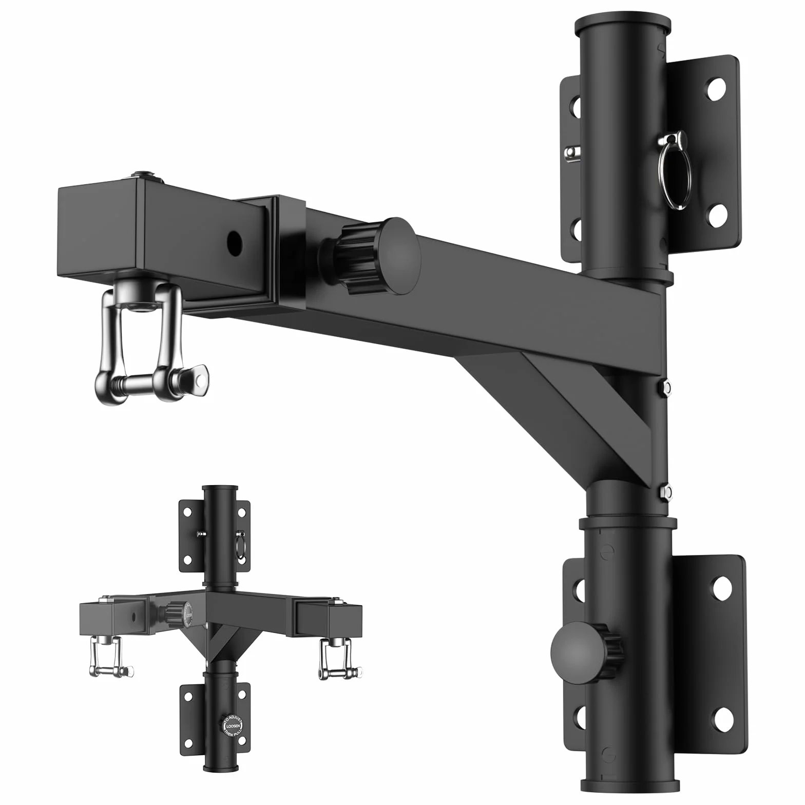 IMAYCC Soporte Saco Boxeo, Soporte Ajustable para Saco de Boxeo con Rotación de 180°, Espacio Eficiente, Interior t Exterior, Artes Marciales Mixtas Etc