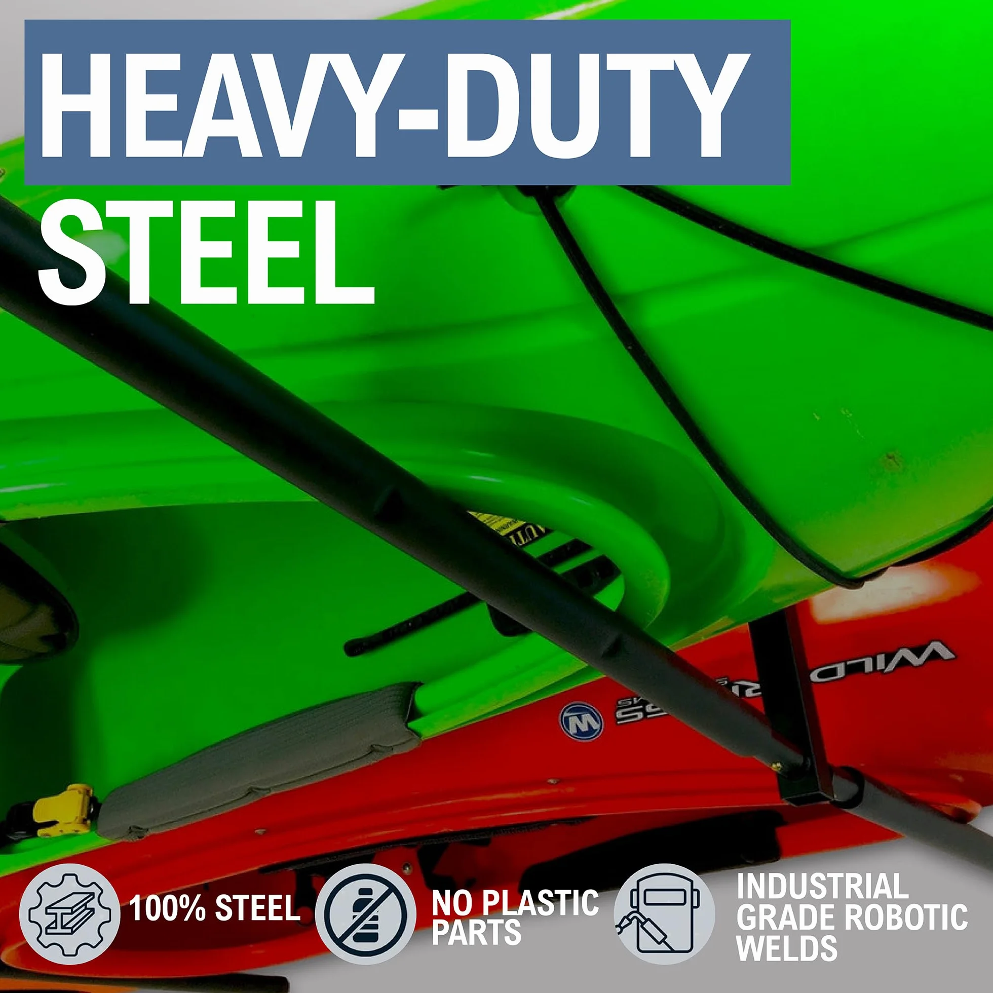 StoreYourBoard Soporte de Techo para 2 Kayak, Ajustable