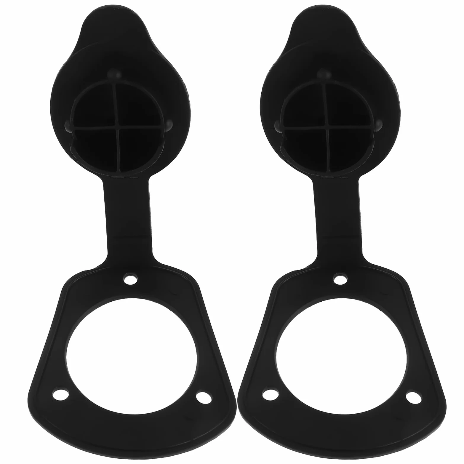 Healifty Tapas de Goma Antideslizantes Kit de 2 Accesorio Estable Montaje Empotrado para Soporte de Caña de Pescar para Cubierta de Barco en Pesca