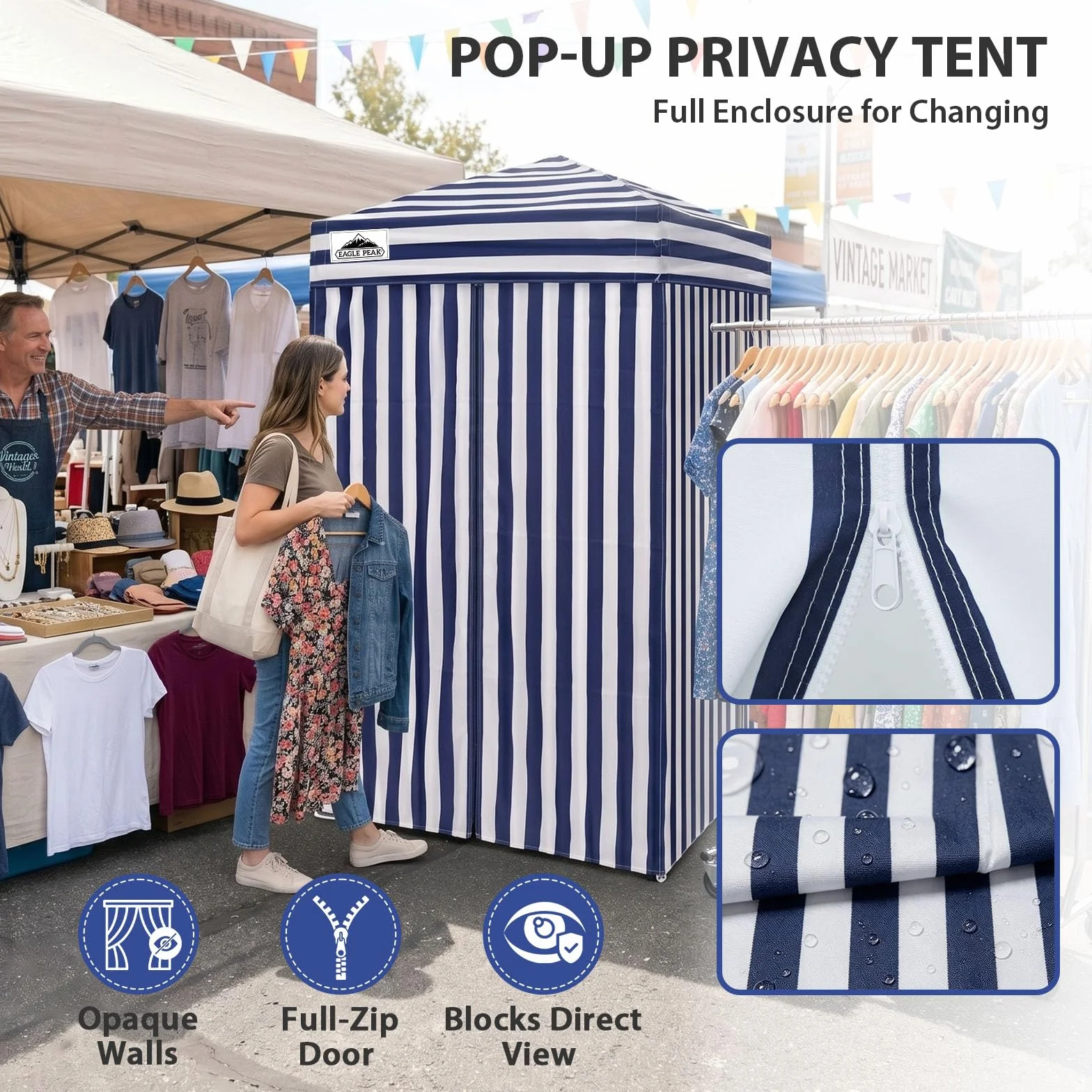EAGLE PEAK Toldo Plegable Plegable Ultra Compacto Flex