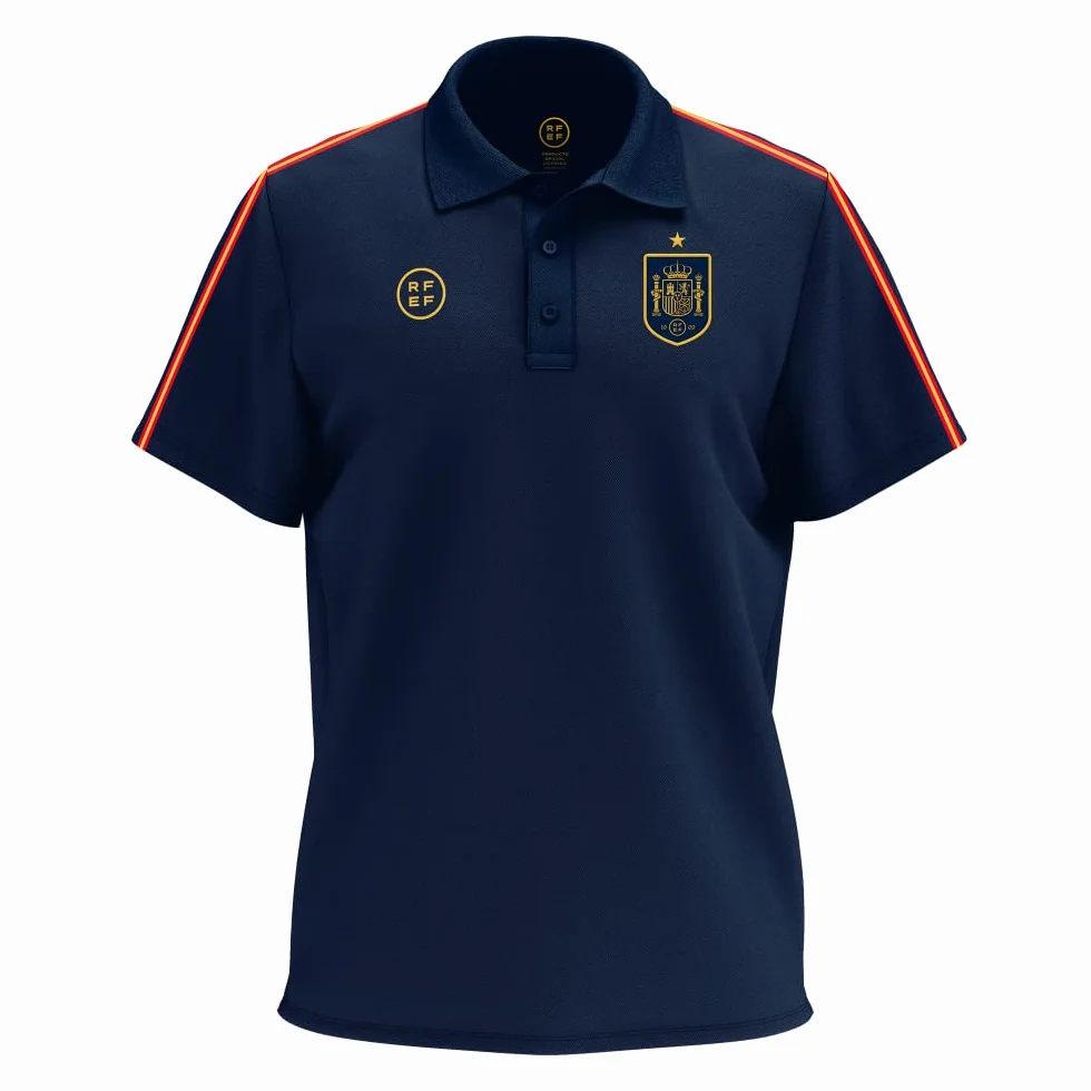 smartketing Unisex Polo Replica Spanish National Football Team Polo Shirt