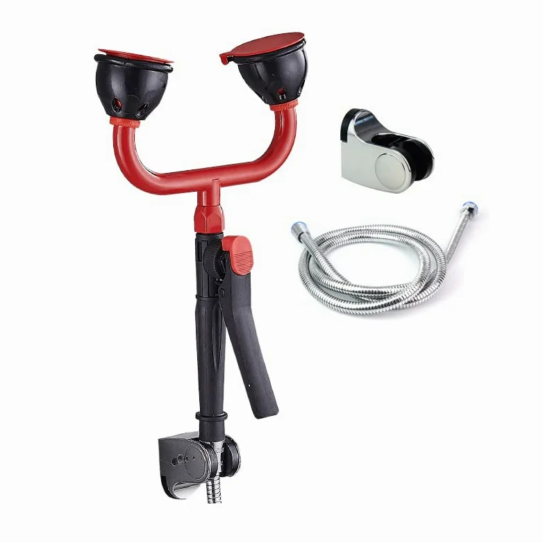 Estación lavaojos de pared, estación lavaojos de emergencia portátil, ducha de dde emergencia portátil, ducha de descarga facial para lavar los ojos, estación de lavado de seguridad de cobre