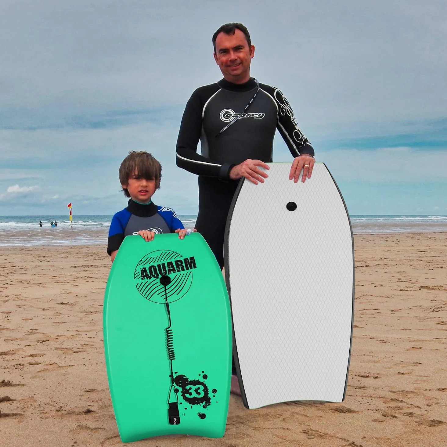 Tabla de bodyboard con correa de muñeca, 33"/37"/42" ligera con núcleo EPS y superficie inferior lisa de alta velocidad, perfecta para practicar surf para niños, adolescentes y adultos (verde)