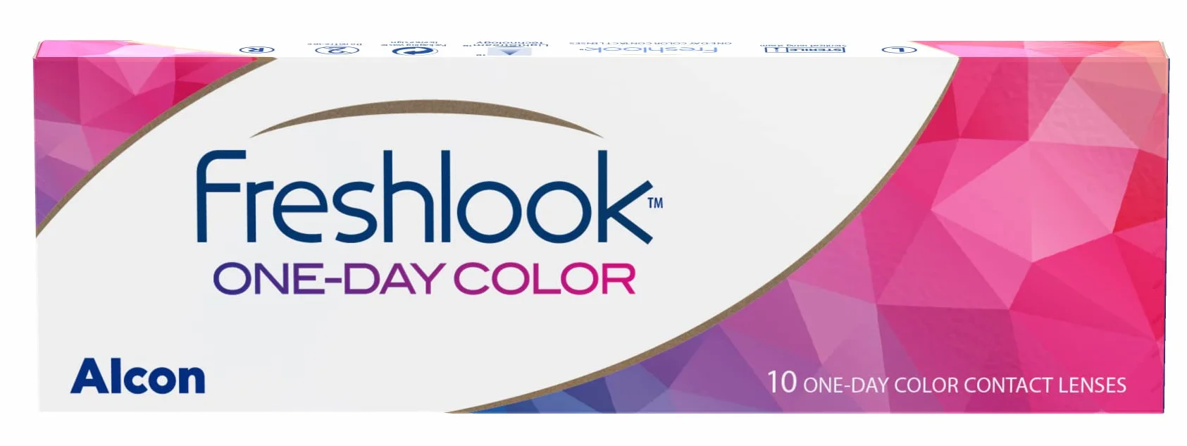 FreshLook One-Day Lentes de contacto Green, Pack de 10, R 8.6 mm, D 13.8 mm, -5 Diopt