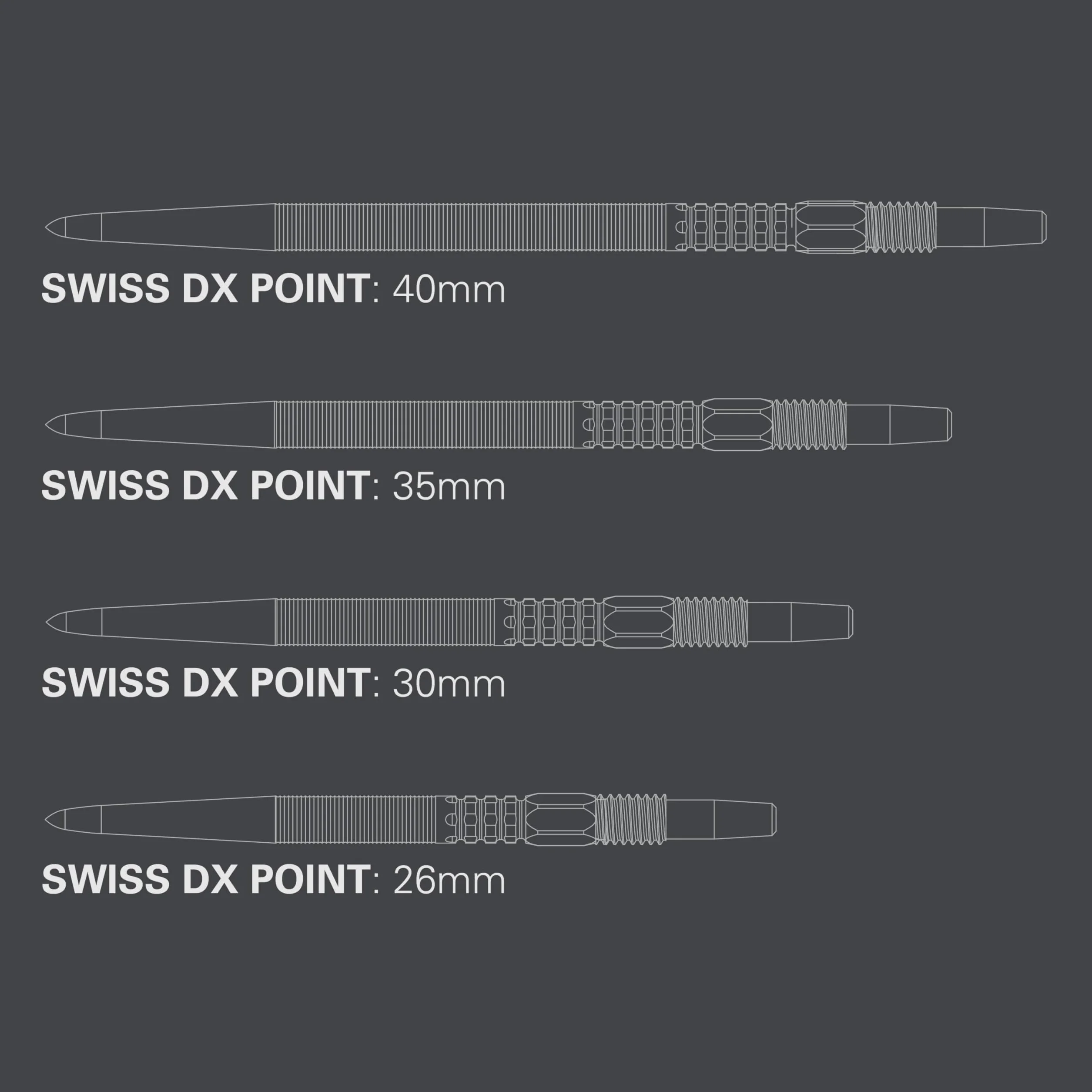 Target Darts Swiss Point DX Puntos de Dardos