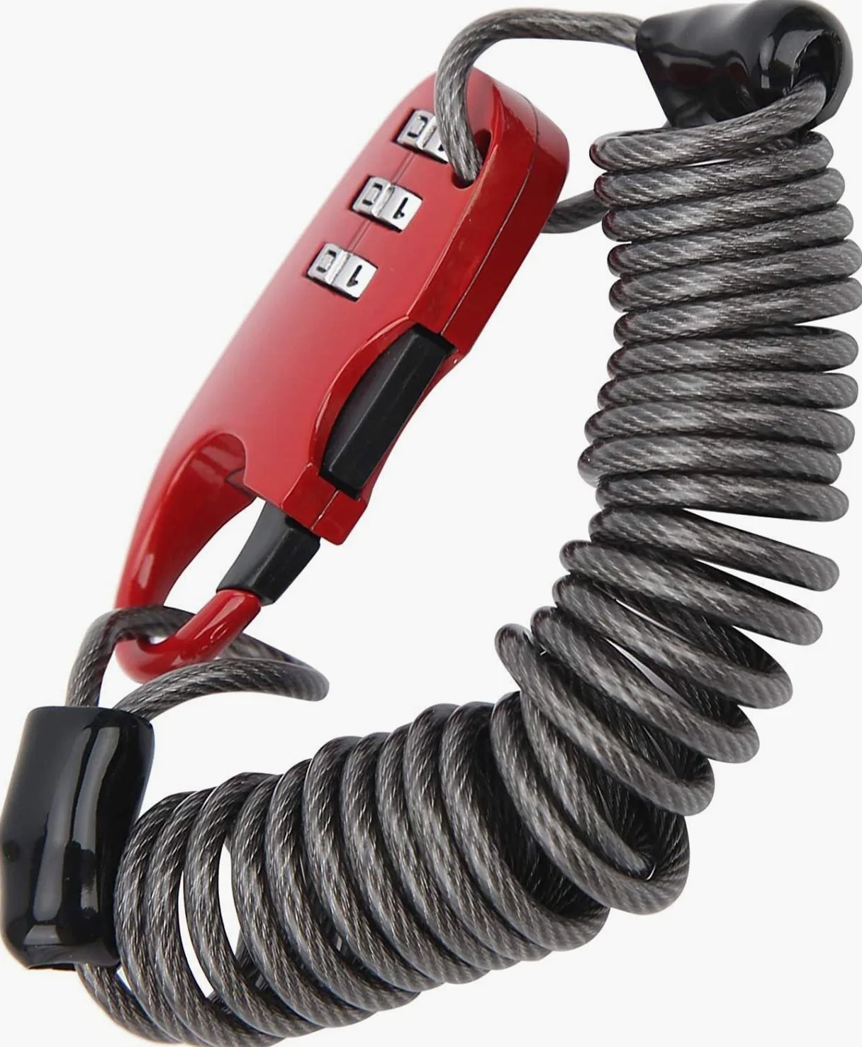 Candado de Cable de Acero para Casco de Bicicleta, candado portátil Universal para Casco con contraseña, candado de Cable de Acero de Seguridad, candado antirrobo para Motocicleta,