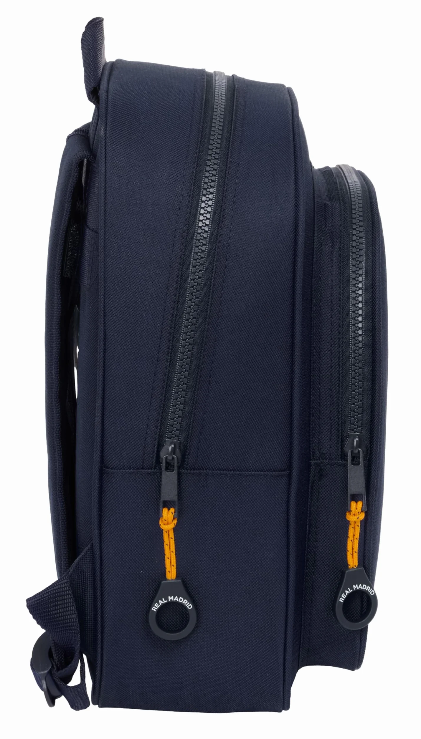 Safta REAL MADRID 2ª EQUIPACIÓN 24/25 - Mochila Escolar Infantil, Ideal para Niños de Diferentes Edades, Cómoda y Versátil, Calidad y Resistencia, 27x10x33 cm, Color Azul Marino