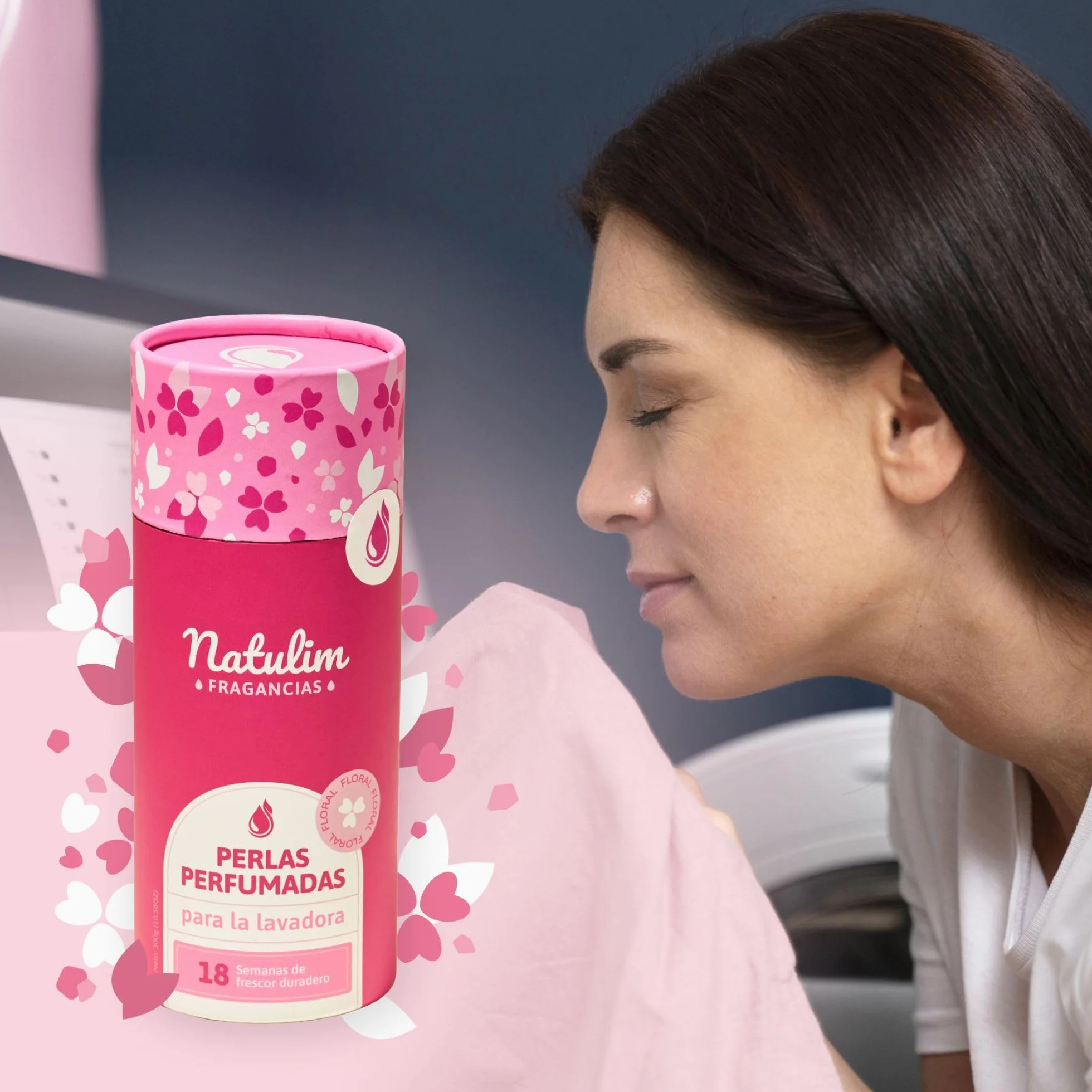 Natulim Perlas Perfumadas Aromatizantes para Ropa Fragancia Duradera 30 Lavados Floral
