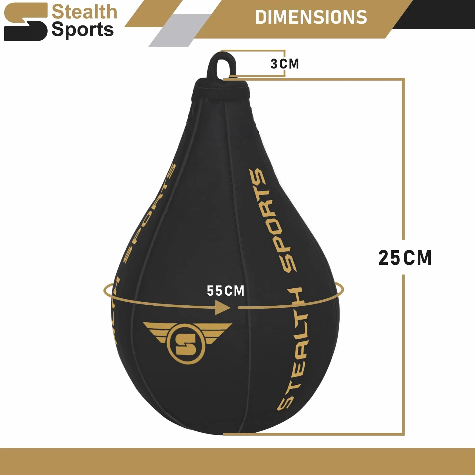Speed Ball Boxing – MMA Speed Bag & Hanging Swivel Kit for Boxing Training – Punching Bag for Muay Thai, Kickboxing, Martial Arts, Reflex and Speed Training Striking Bag