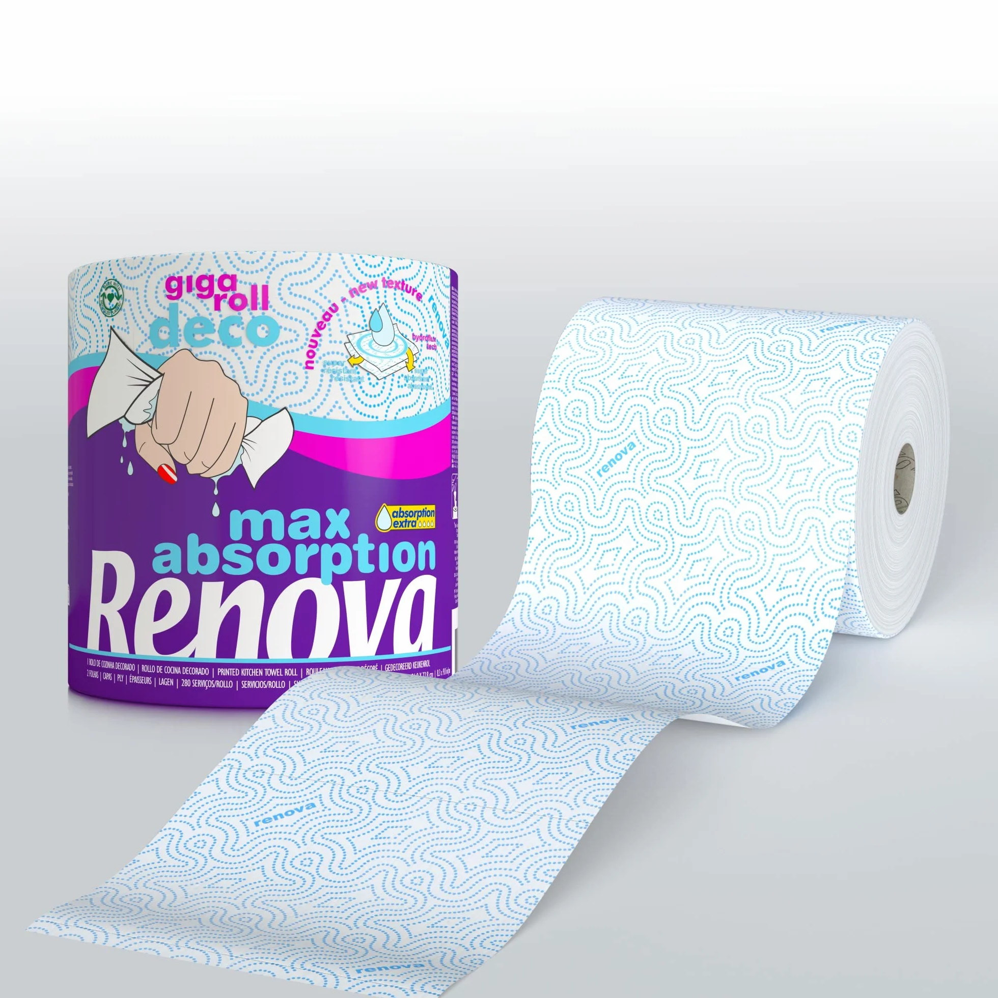 Renova Rollo de Cocina Gigaroll Decorado 1 unidad