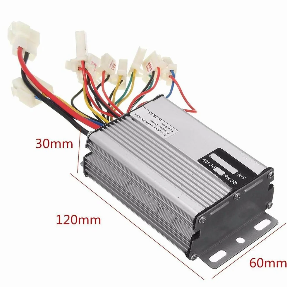 36V 1000W Controlador Cepillado Bicicleta EléCtrica E-Bike Scooter Cepillo Controlador de Velocidad Motor para Scooter EléCtrico