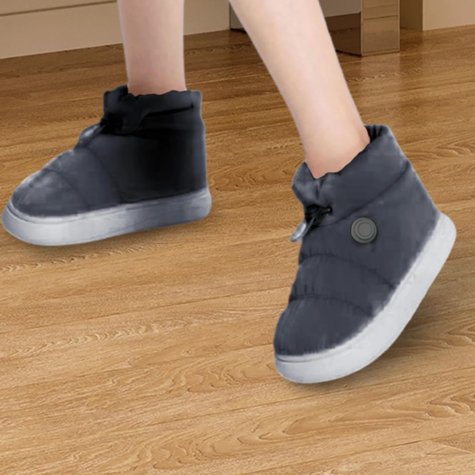 Calor, botas calefactadas - Unisex recargable eléctricamente aislado - Calentado para hombre Recargable, Calentadores de pies eléctricos, calefacción de pies térmicos, accesorios para el hogar