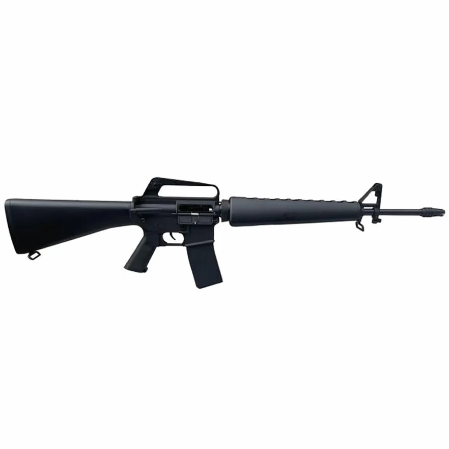 Carabina Huntsman Arms M16 Black CO2 (4,5mm) | Pack Que Incluye: Rifle Tipo metralleta semiautomática de Aire comprimido + CO2 + balines (Bolas de Acero BB's)