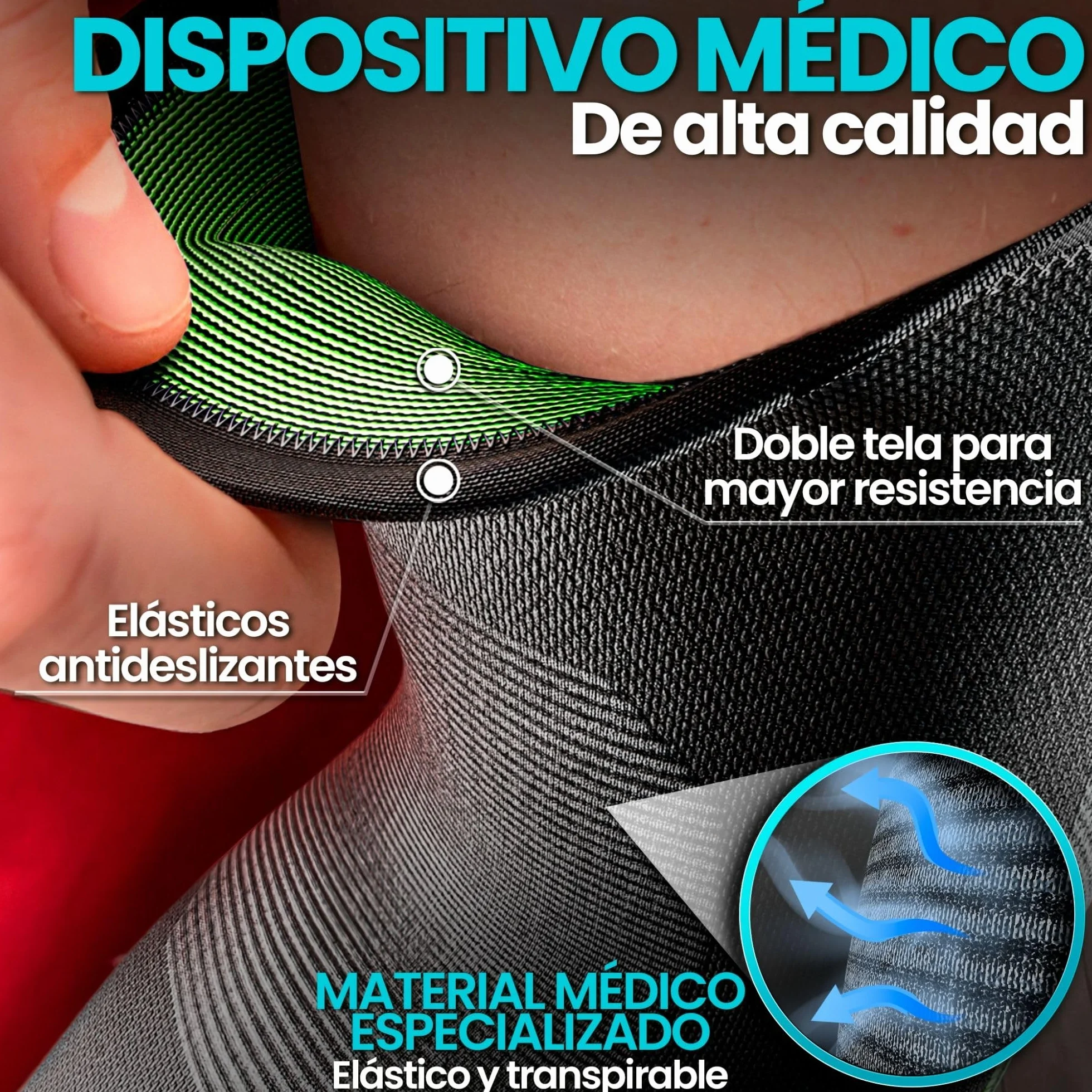 NativoDex Codera de Compresión para Epicondilitis y Tendinitis Manga Codo Tenista Golfista Soporte Articular