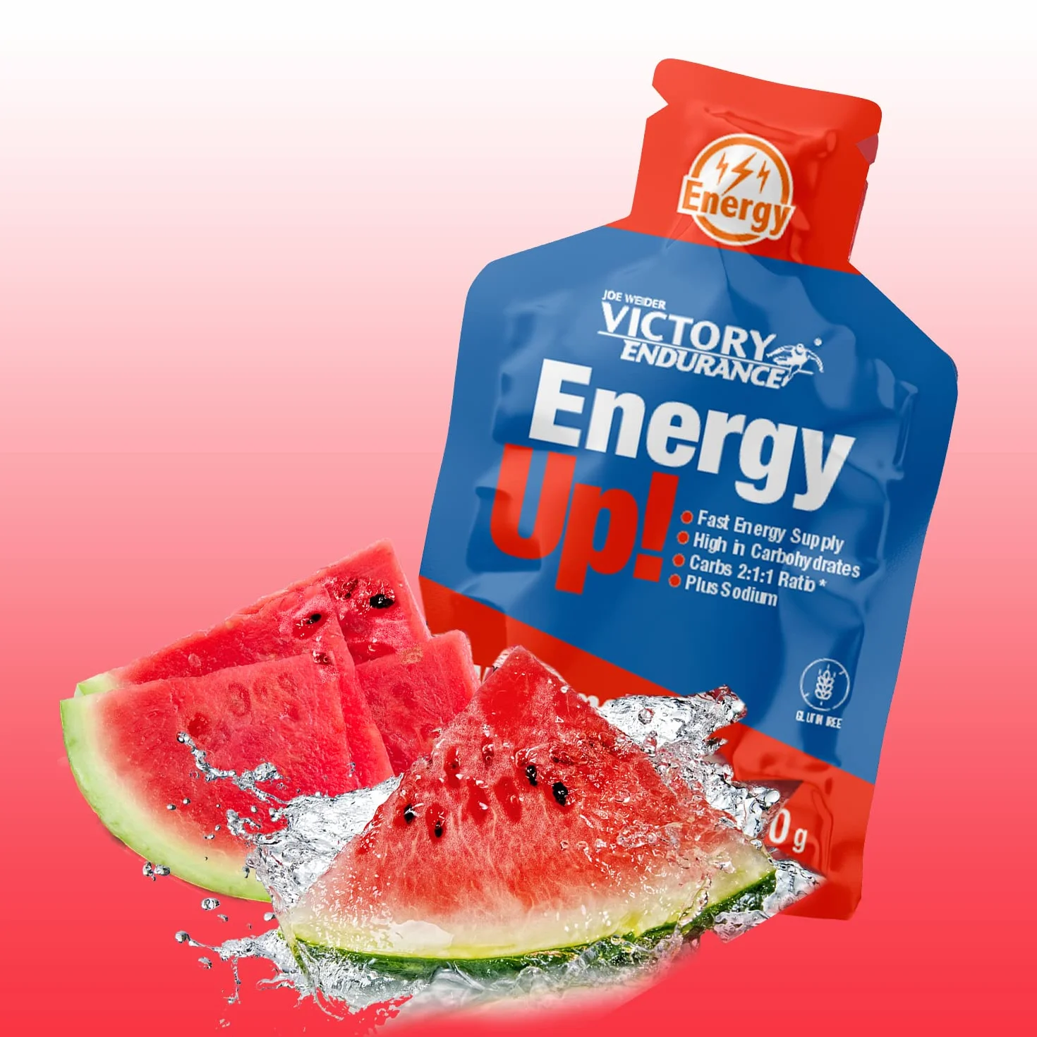 VICTORY ENDURANCE PACK 12x40g Energy Gel sin Cafeína Carbohidratos 2:1:1