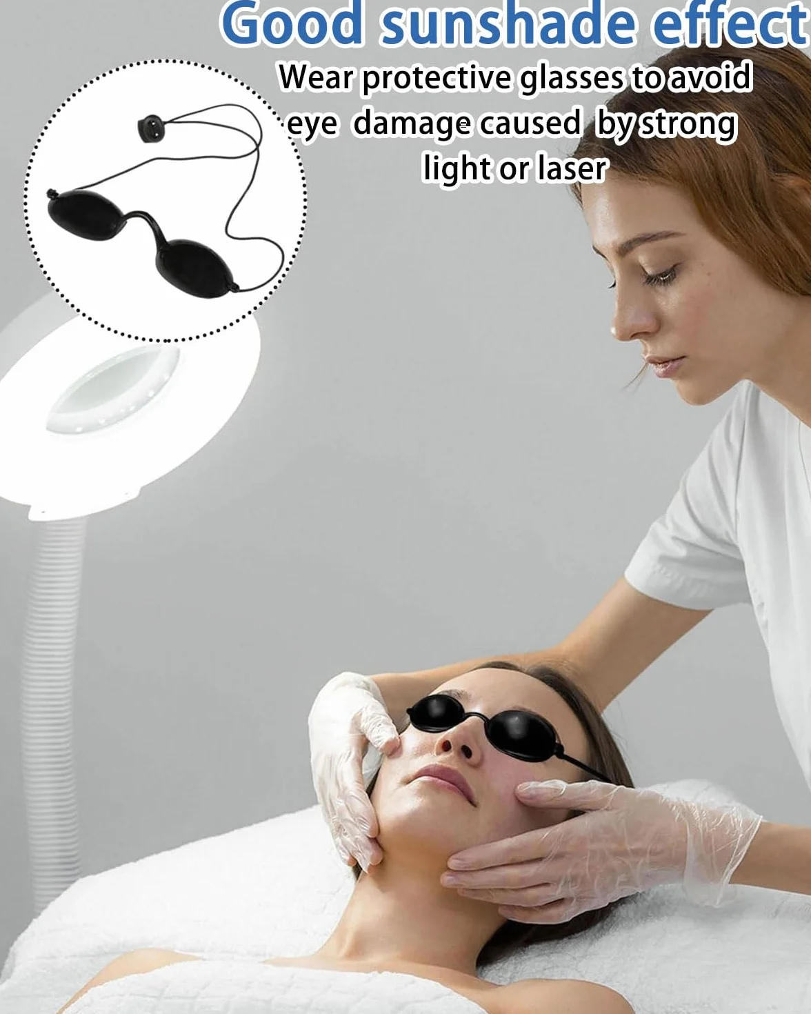 Gafas LPL de Bronceado de Seguridad Ajustables Protección Ocular UV Infrarrojos 2 Piezas