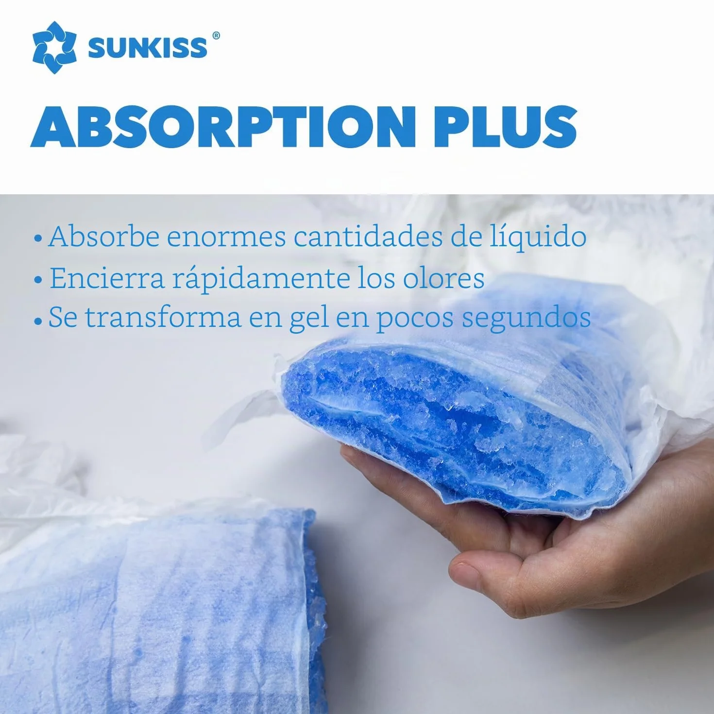 SUNKISS TrustPlus Pantalones Incontinencia Adultos Bragas Absorbentes Hombres Mujeres Talla L 16 Unidades