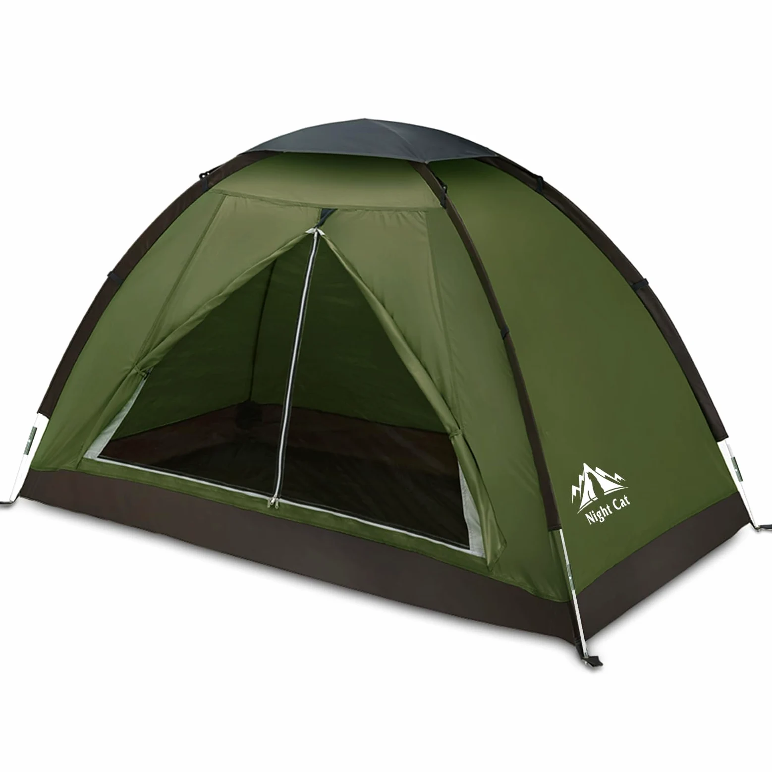 Night Cat Tienda de Campaña para 1 2 Persona: Impermeable Carpas De Mochilero Configuración Fácil Ligero