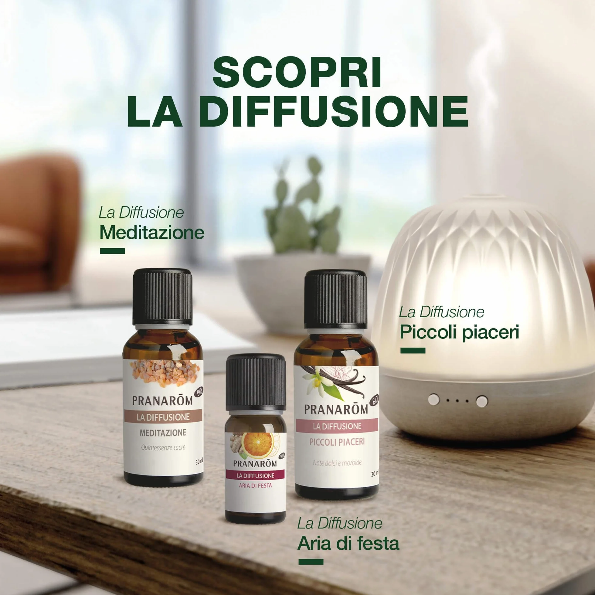 PRANAROM Zen Aceites Esenciales 100% Puros Naturales Bio Mezcla Relajación Tranquilidad Cítricos Calmantes Cedro Mistico 30ml