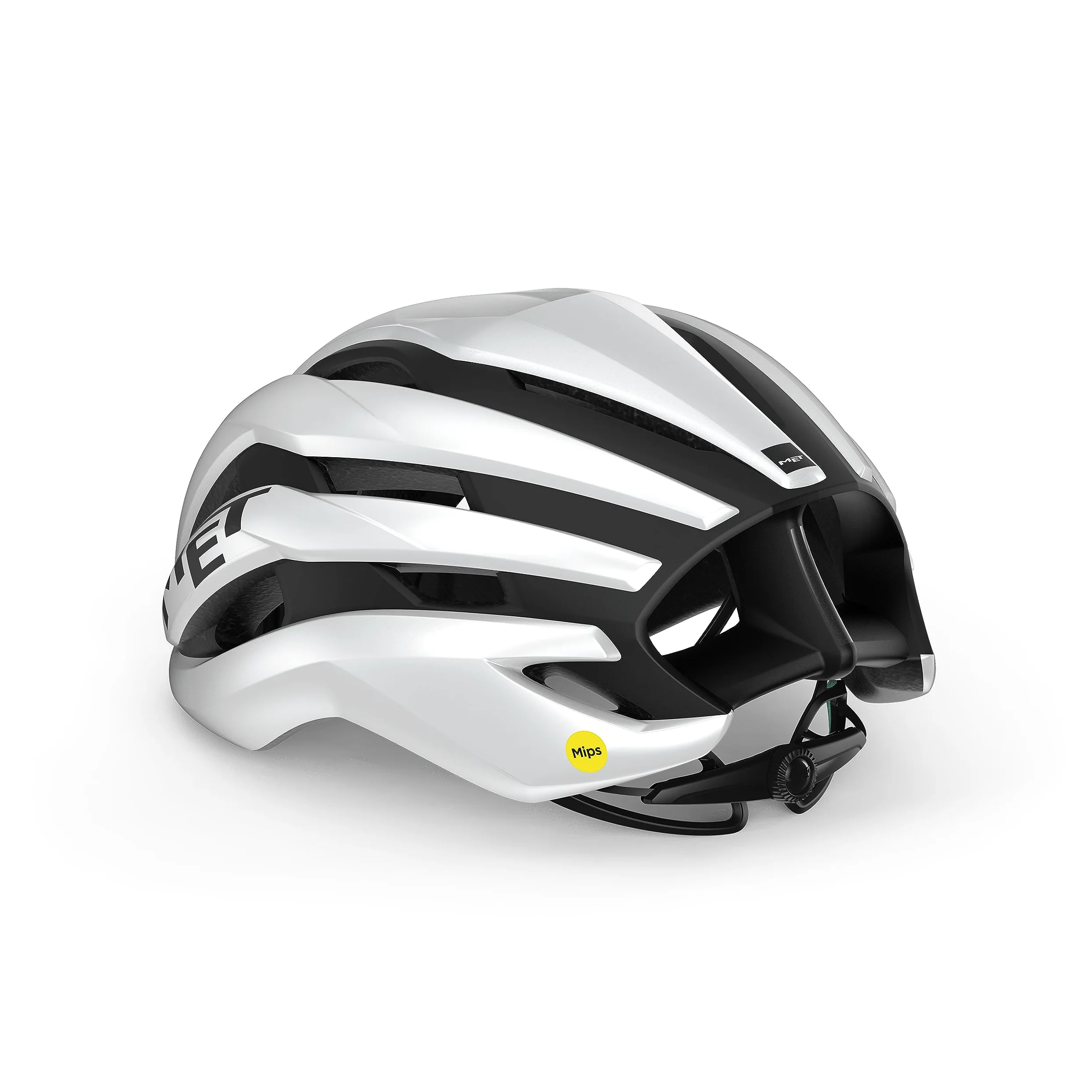 MET Casco Trenta M(56-58), Adultos Unisex, Multicolor (MIPS Blan/Ne)