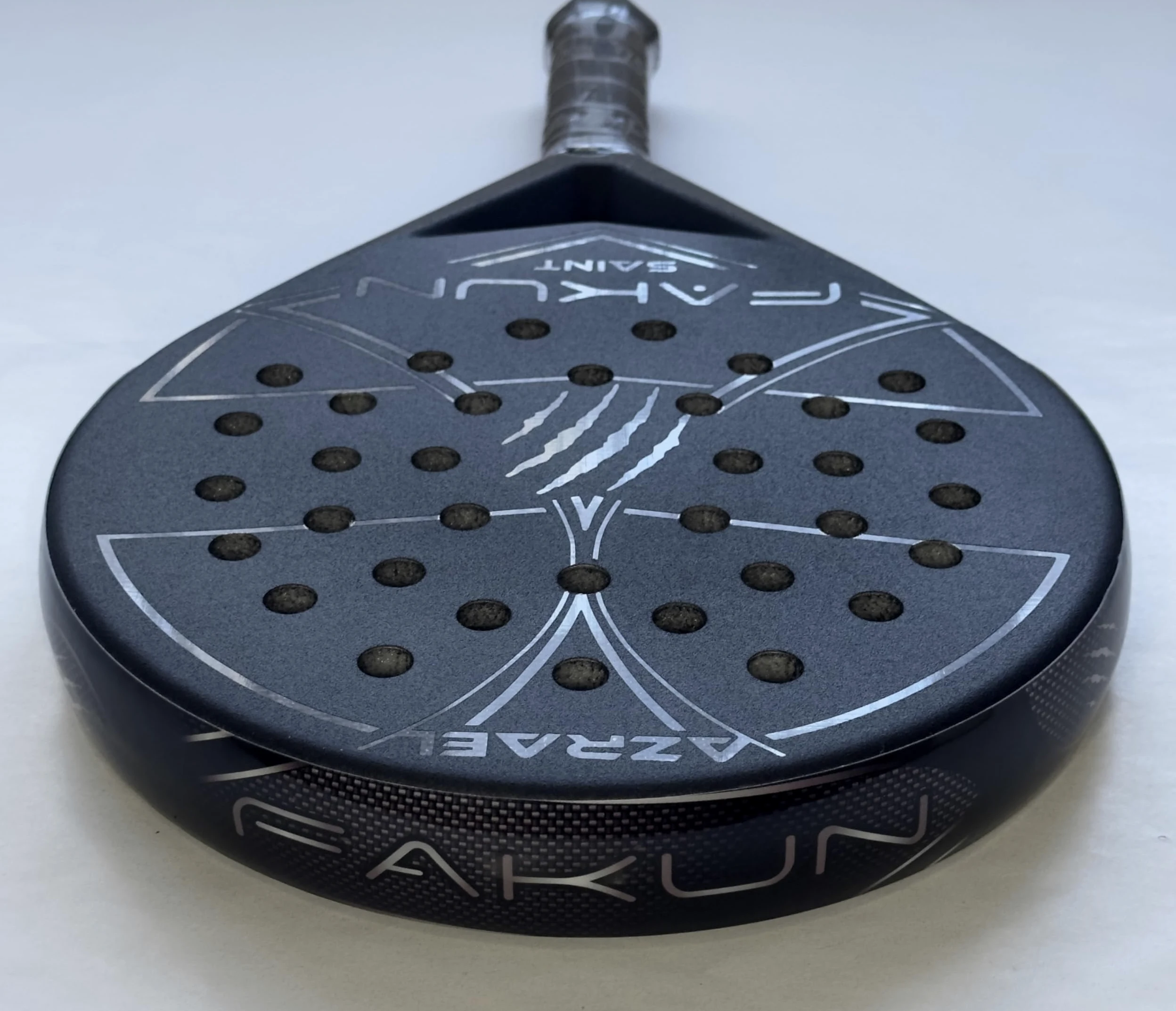 FAKUN Pala de Padel Azrael Black Edition Rugosa