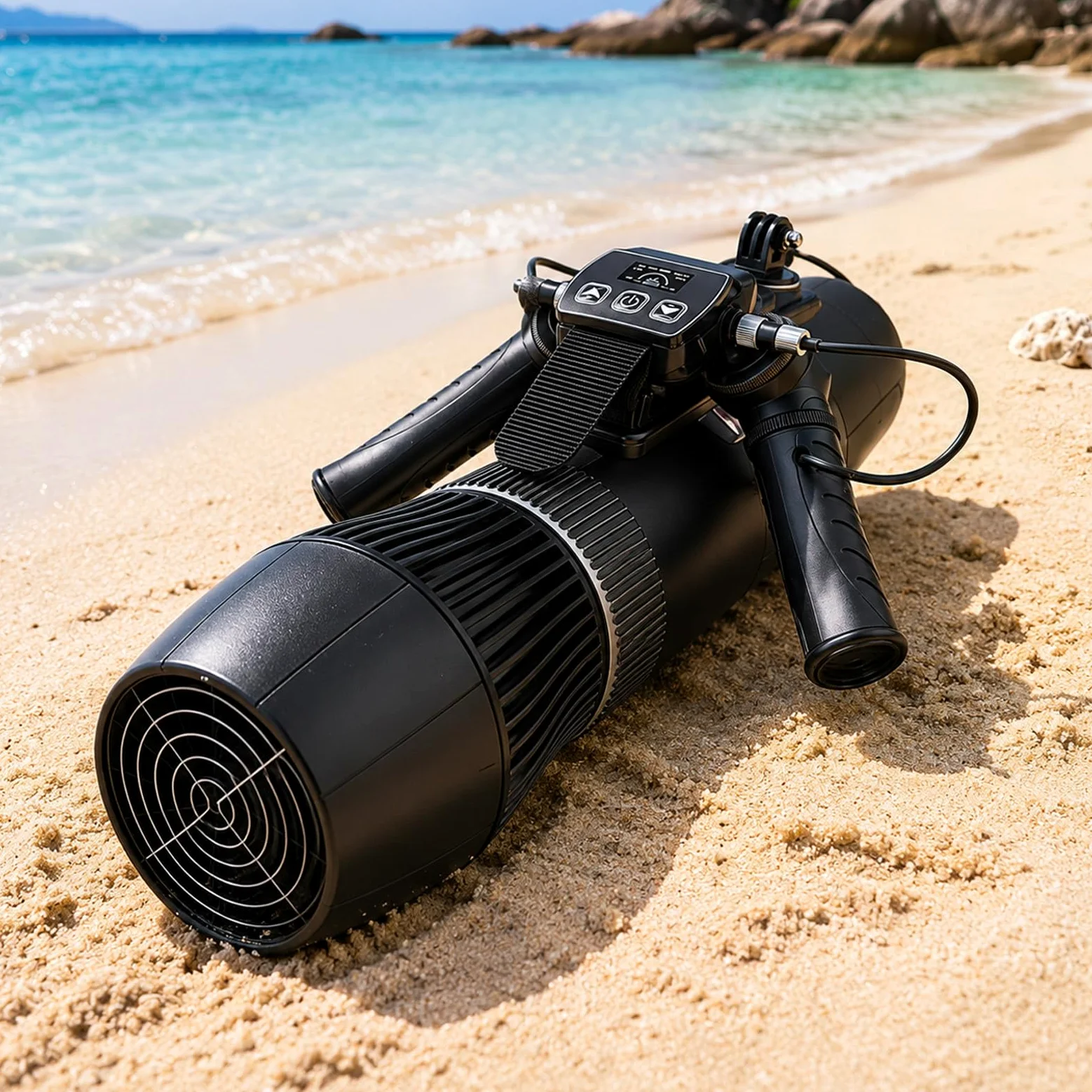 Scooter Submarino Para Buceo, 500 W, 9 Velocidades, Mando Remoto | 3-9 Km/H, Batería De 16000 Mah, Control Con Cable E Inalámbrico, Compatible Con Sup Y Kayaks Seleccionados