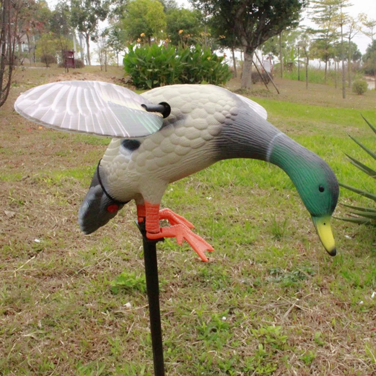 Señuelo Eléctrico ,Mallard Wing Flexible Pato Señuelo | Pato Eléctrico Señuelo Alimentado por Batería Para Caza Más Rápido