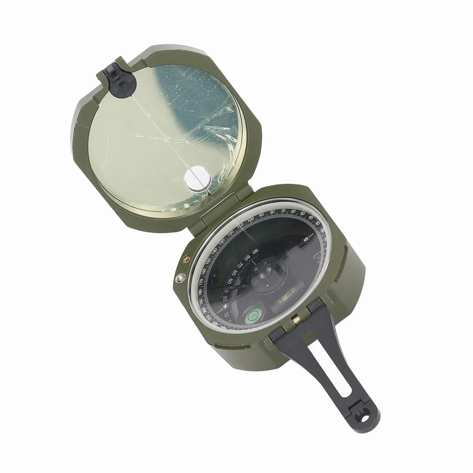 Brújula de Puntero, Brújula Multifuncional M2 con Mira Dióptrica, Inclinómetro, Puntero, Brújula de Navegación para Exploración Al Aire Libre, Brújulas