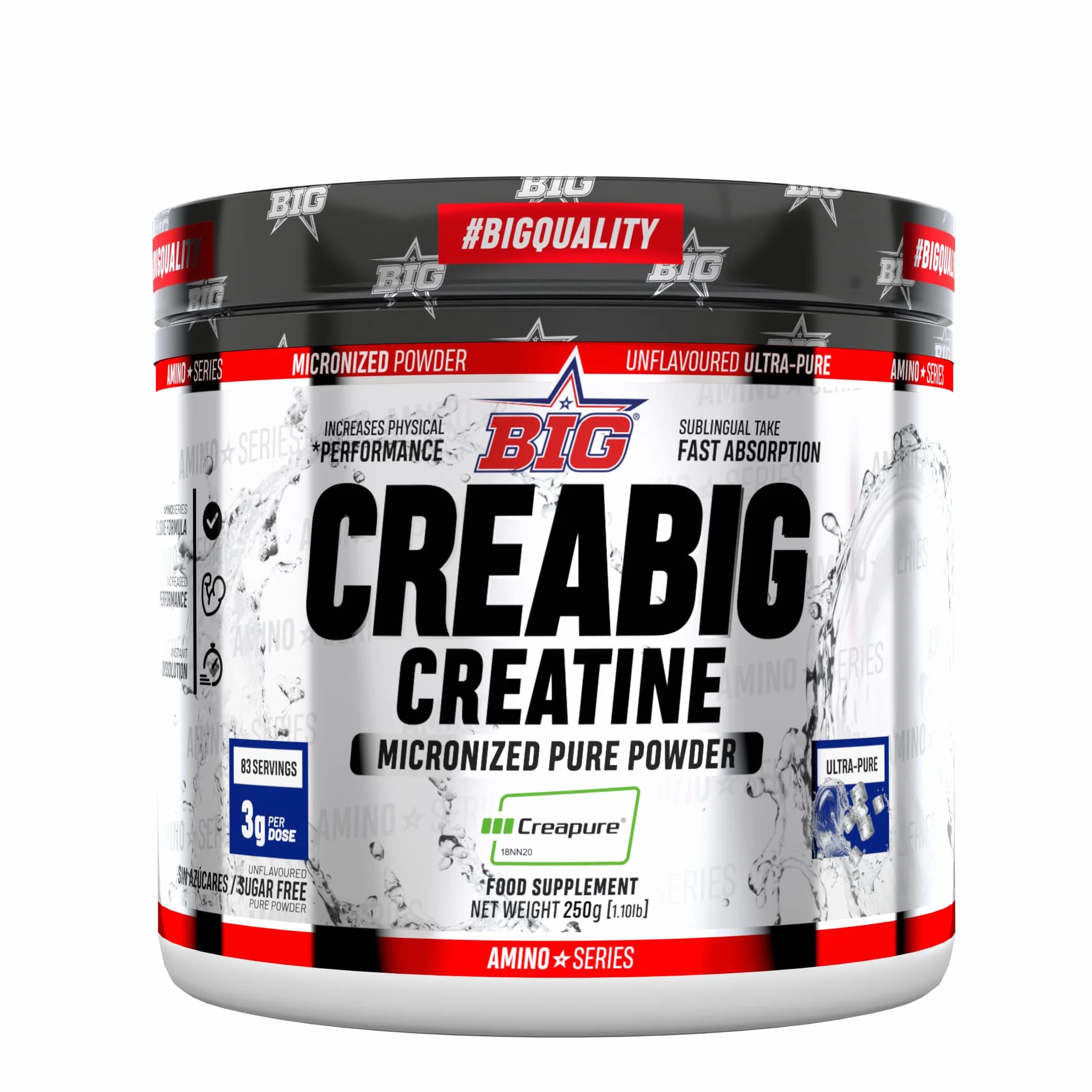 Creatina Creapure Monohidratada 250g Vegana Ultra Pure