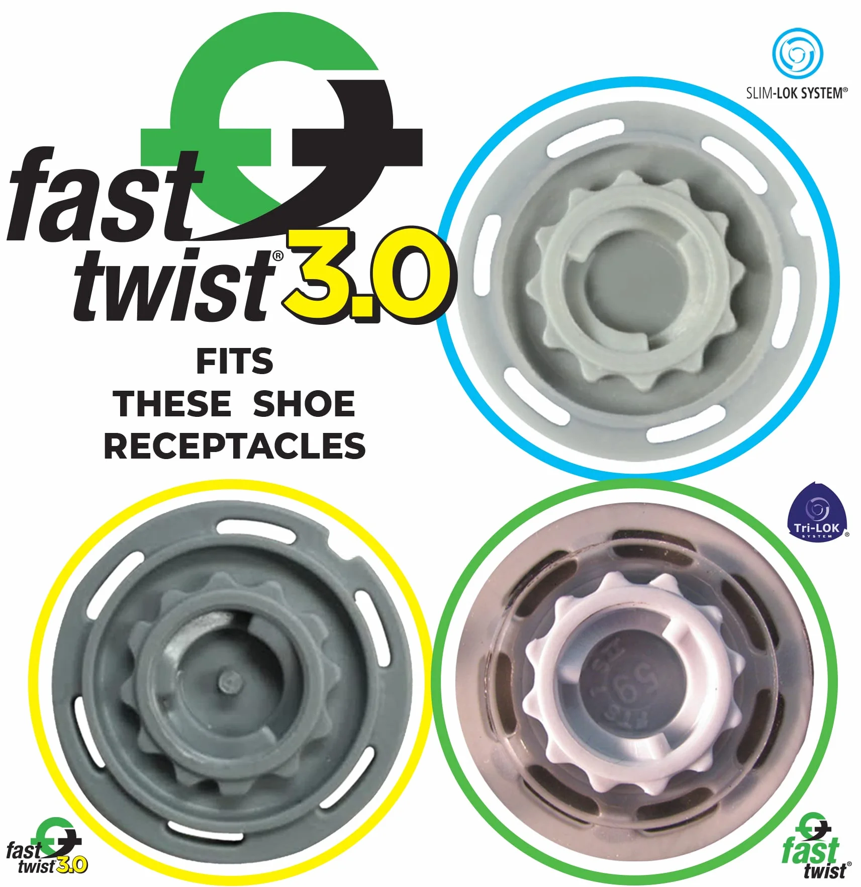 SOFTSPIKES Silver Tornado Fast Twist 3.0 Golf Spikes, 18 Count