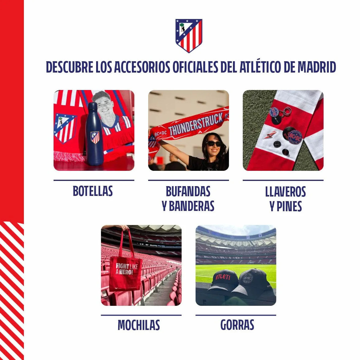 Atlético de Madrid 1903 - Bolso de Mano Rojo