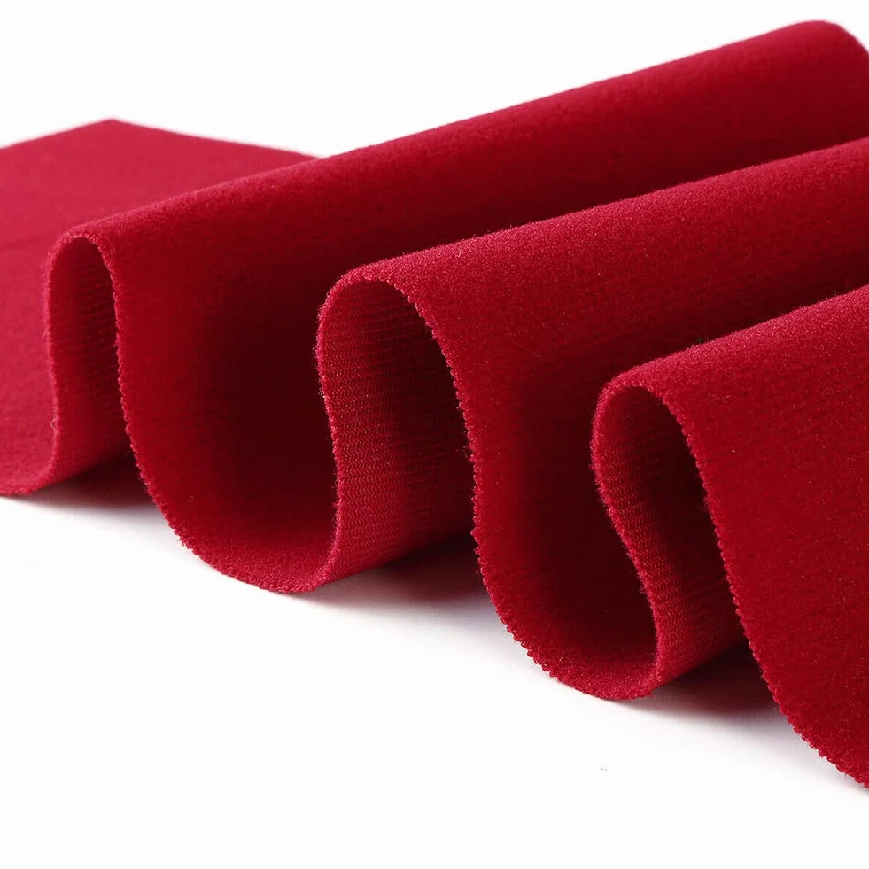 Kisbeibi Mantel de mesa profesional para billar, nailon sólido, rojo, 2,8 x 1 m