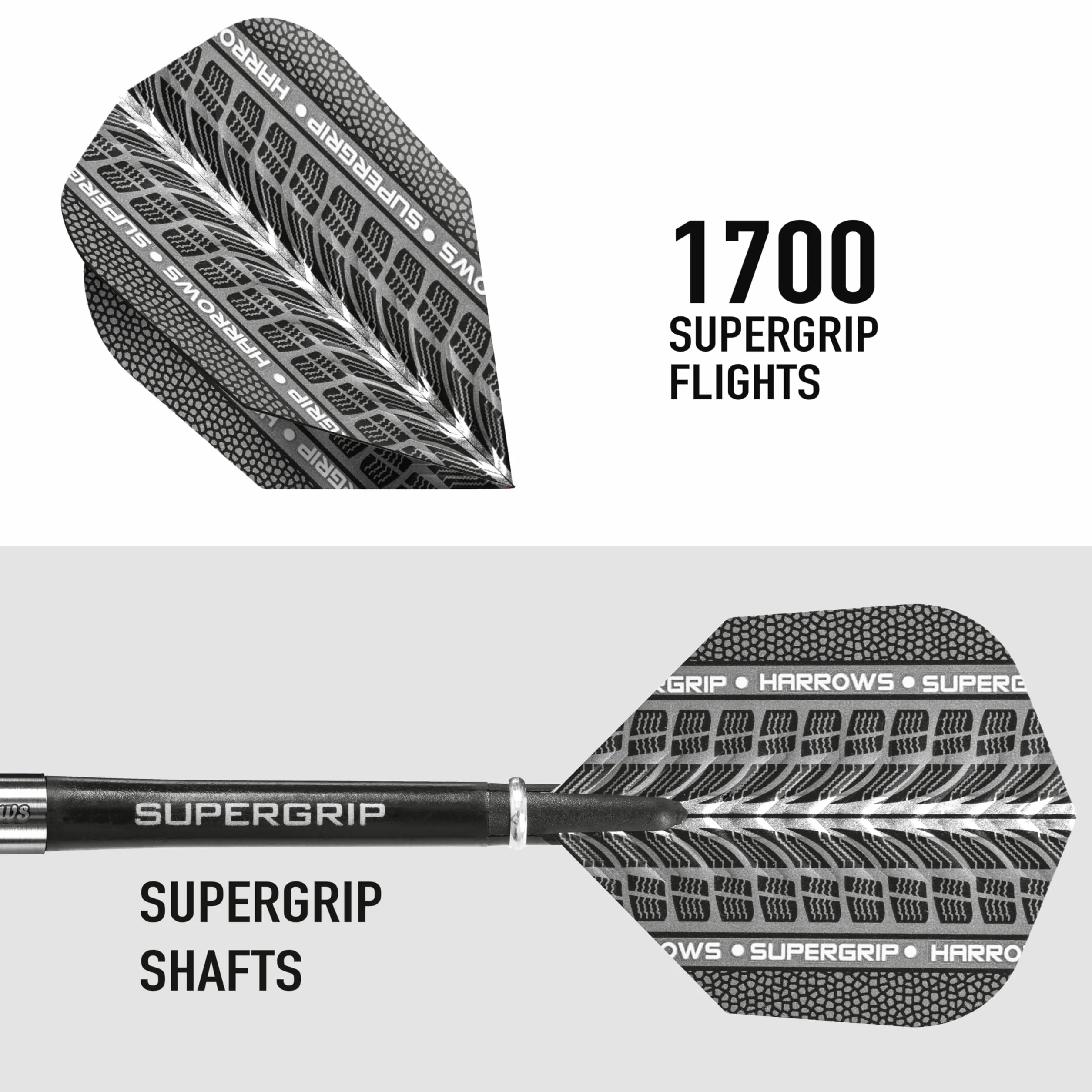 Harrows Super Grip Softdart 90% Tungsten Dardos