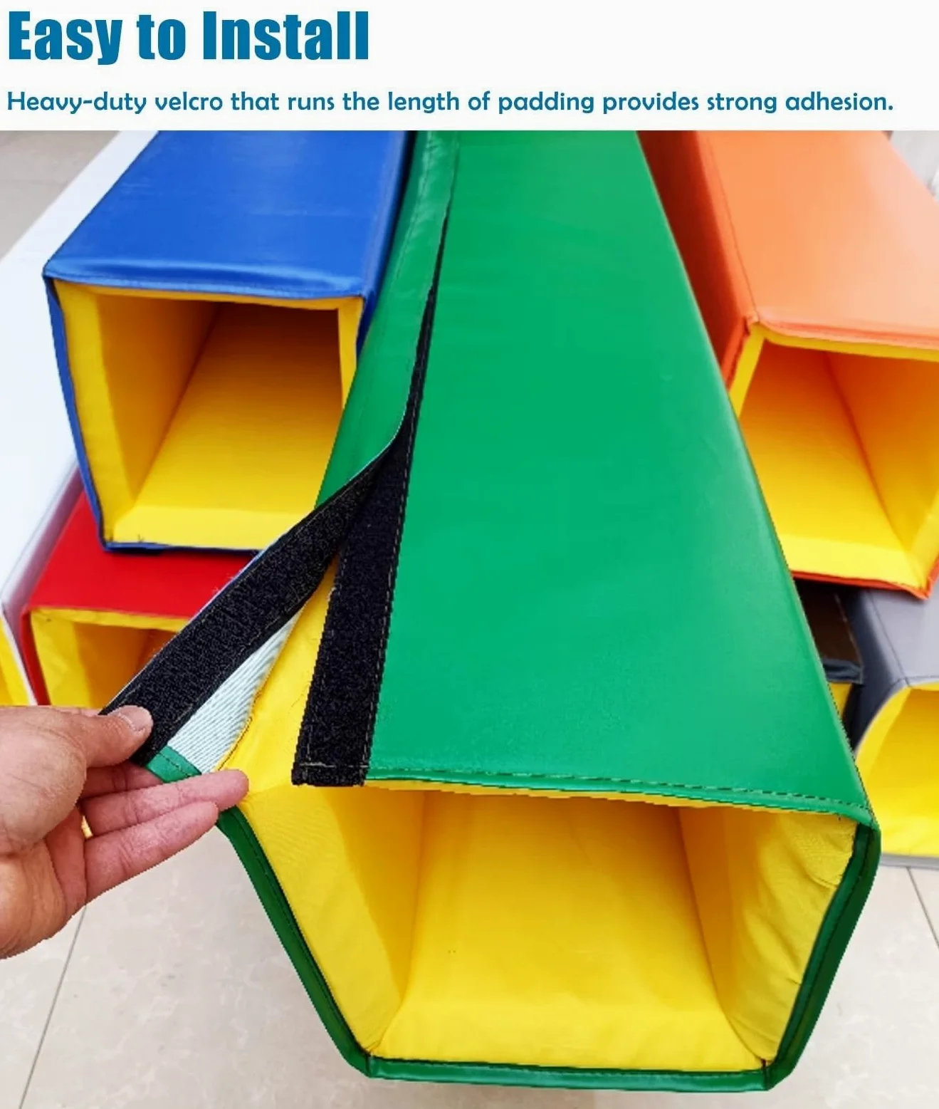 Almohadilla protectora impermeable para bastón de baloncesto resistente para postes cuadrados en garaje o sótano, ideal para la seguridad de equipos deportivos