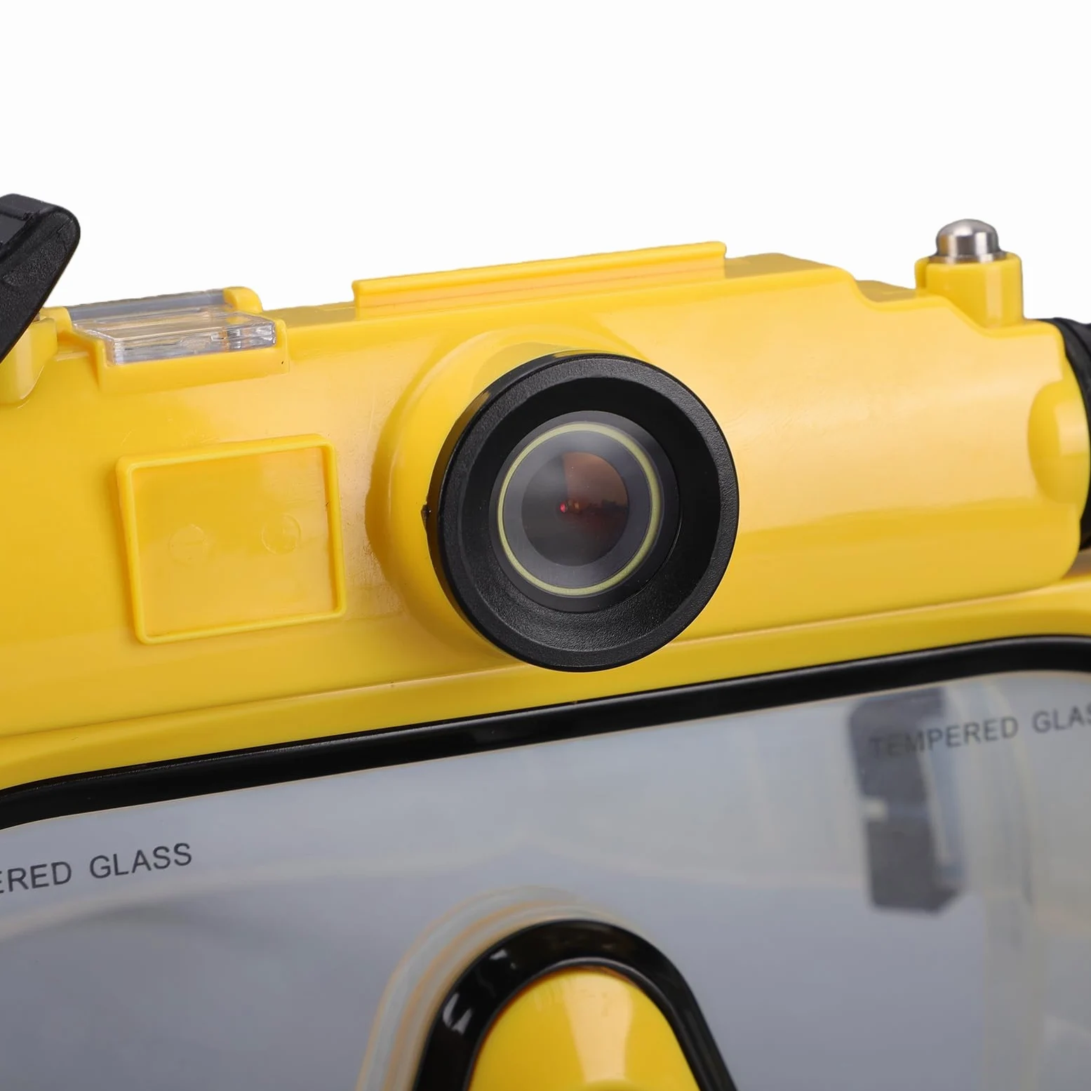 Gafas de Buceo con Cámara, 2K 50MP, 5MP CMOS | Pantalla a color, estabilización electrónica, gran angular de 100°, resistente al agua hasta 15 m, para snorkel y apnea