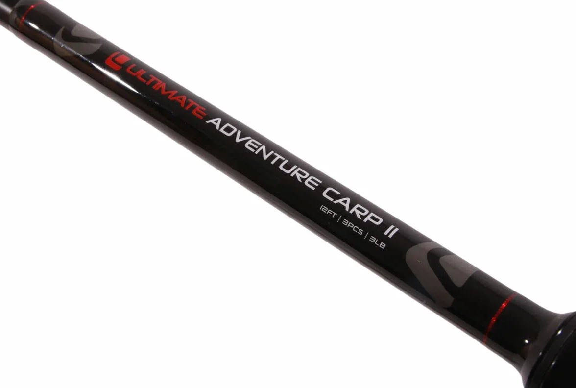 Ultimate Adventure Carp II Kit 12 Pies 3 LB(Cañas De 3 Pzas.) - Combo Carpfishing