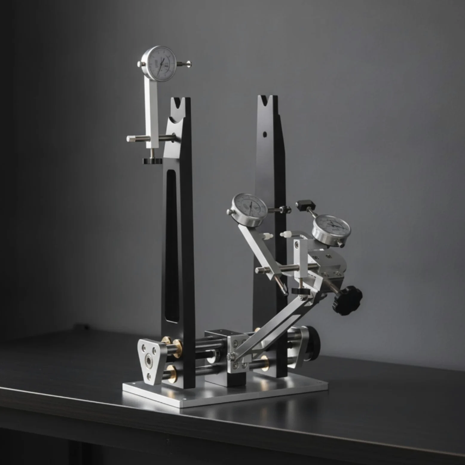 Soporte de Ruedas Soporte Alineación Ruedas Herramienta Ajuste Llave Radios con de Carátula y Base Estable de Aleación y Acero Compatible 16 a 29