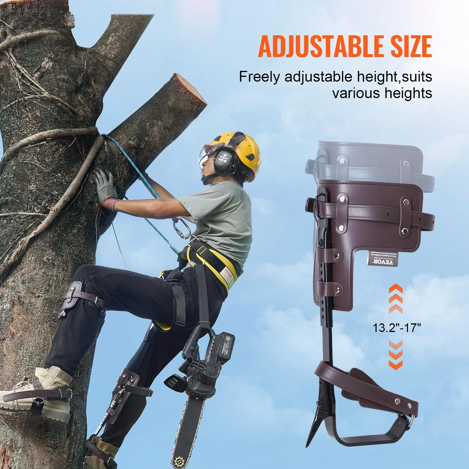 VEVOR Equipo de escalada de árboles para escaladores, caza, recolección de frutas