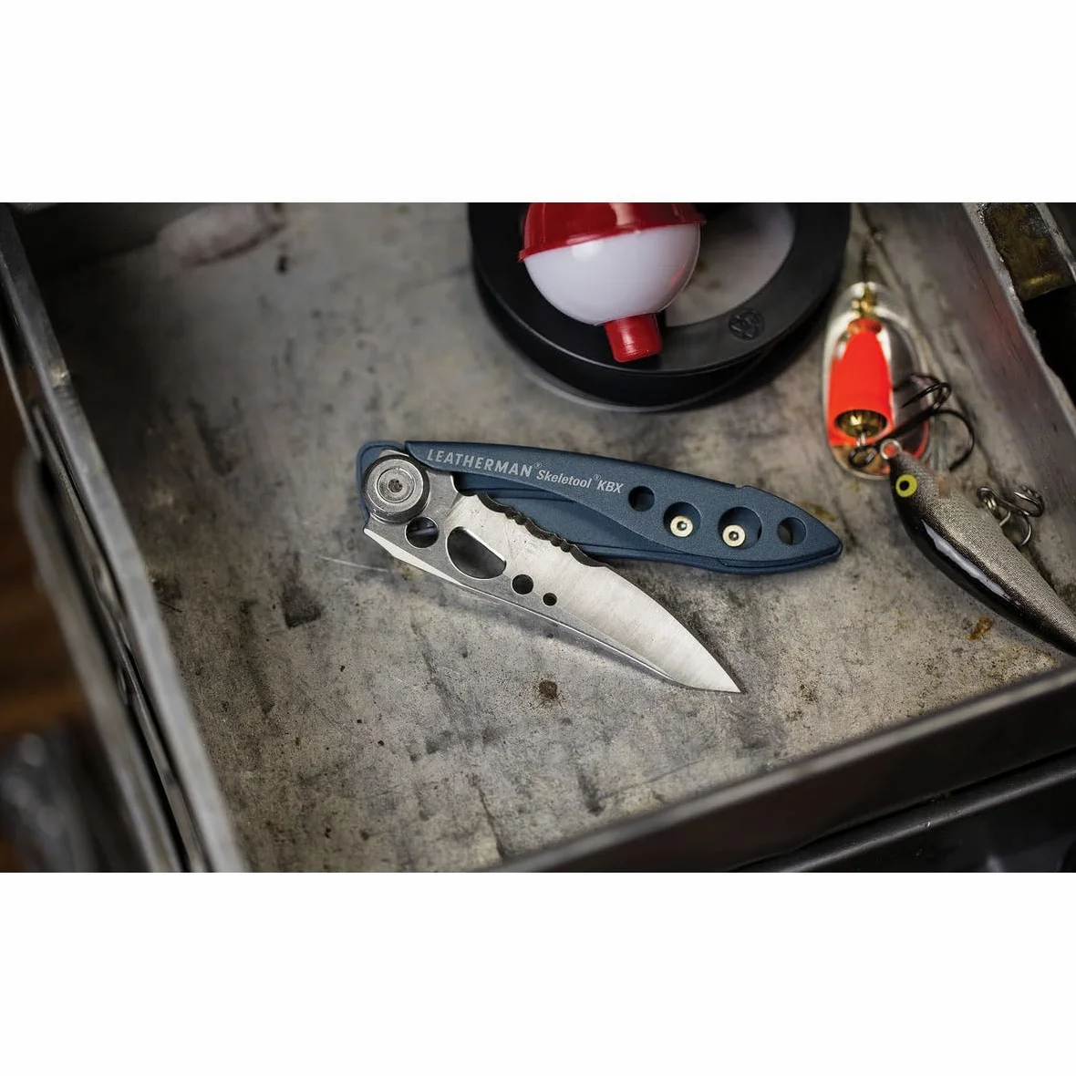 Leatherman Skeletool KBx, Paradiso | Navaja Combinada con Abrebotellas Incorporado, Acero Inoxidable 420HC