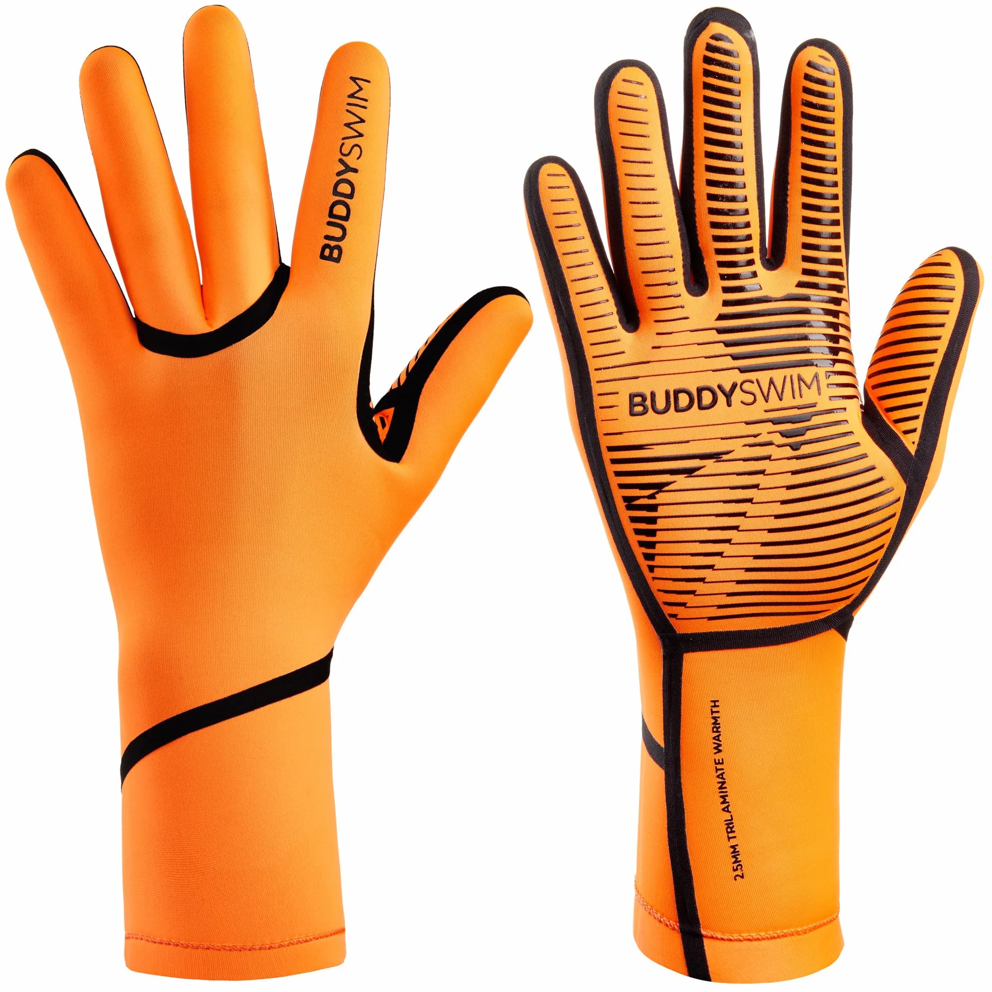 Guantes Neopreno 2.5 mm para Natación en Aguas Abiertas. Guantes Neopreno para Las Manos Aislante del Frío, para Buceo, Submarinismo, Snorkel, Surf, Pesca Submarina y Trabajos en el Agua